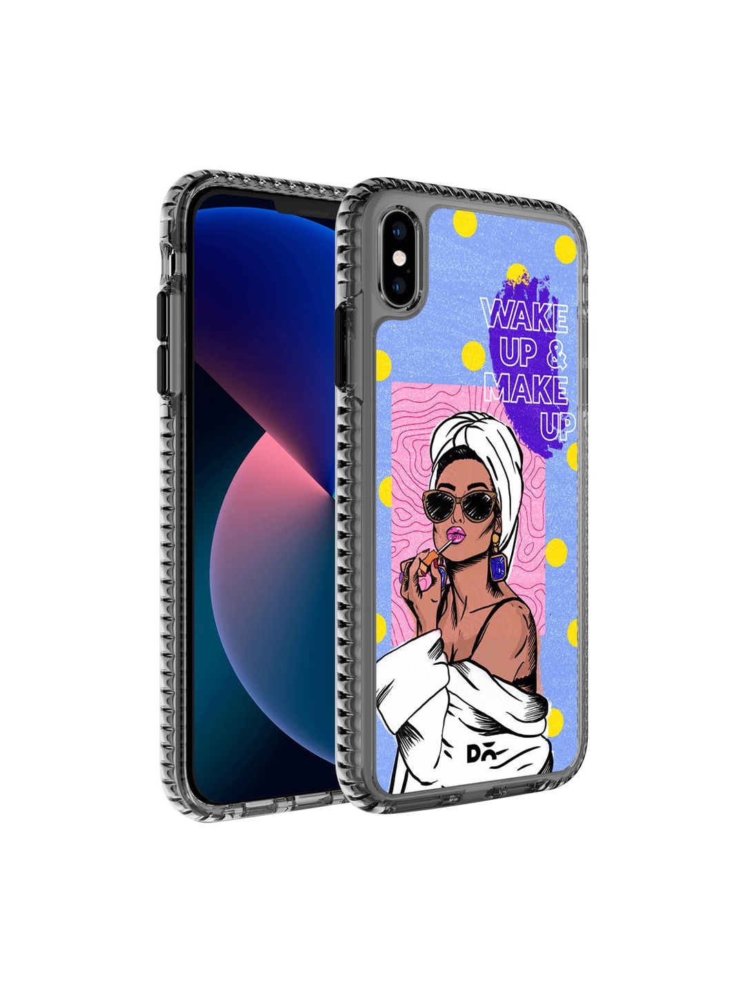 

DailyObjects Adults Blue & Pink Make Up Ritual Stride 2.0 Case Cover For iPhone XS Max