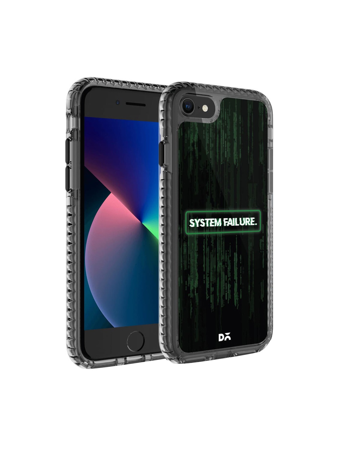 

DailyObjects Green & Black Printed System Failure iPhone 7 Phone Case