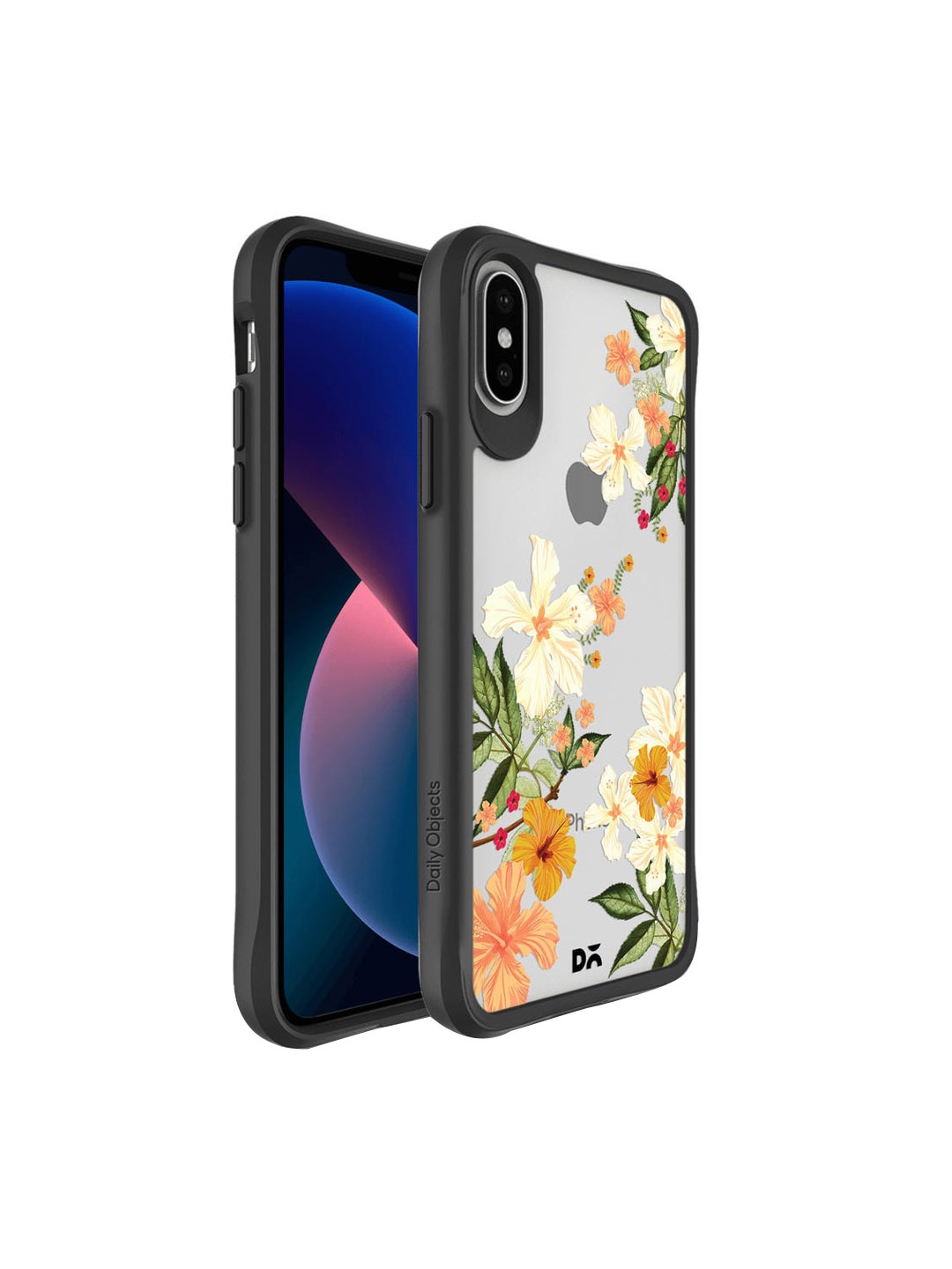 

DailyObjects Multi-Coloured Printed Hibiscus iPhone XS Phone Case