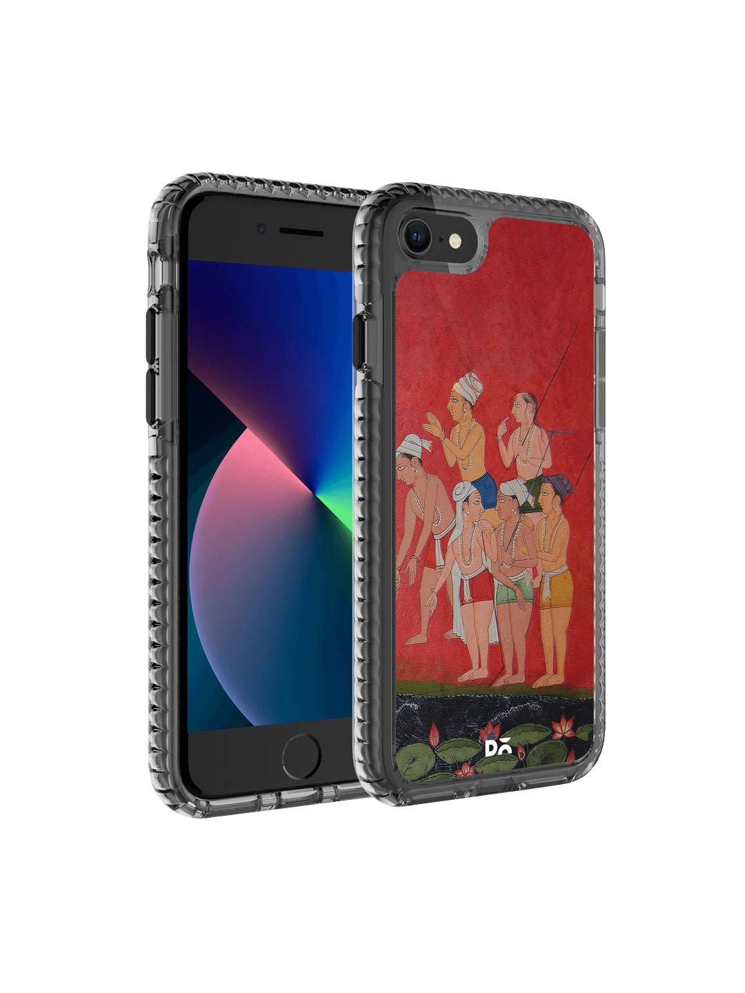 

DailyObjects Red & Beige Riverside Stride 2.0 iPhone 7 Phone Case