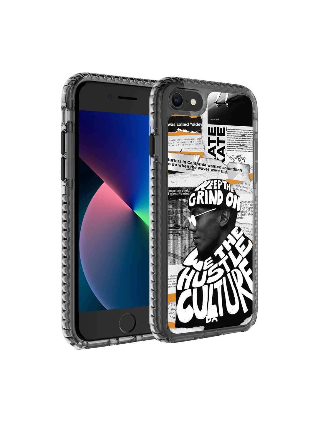 

DailyObjects Black & White We The Hustle Culture Stride 2.0 iPhone 7 Back Case