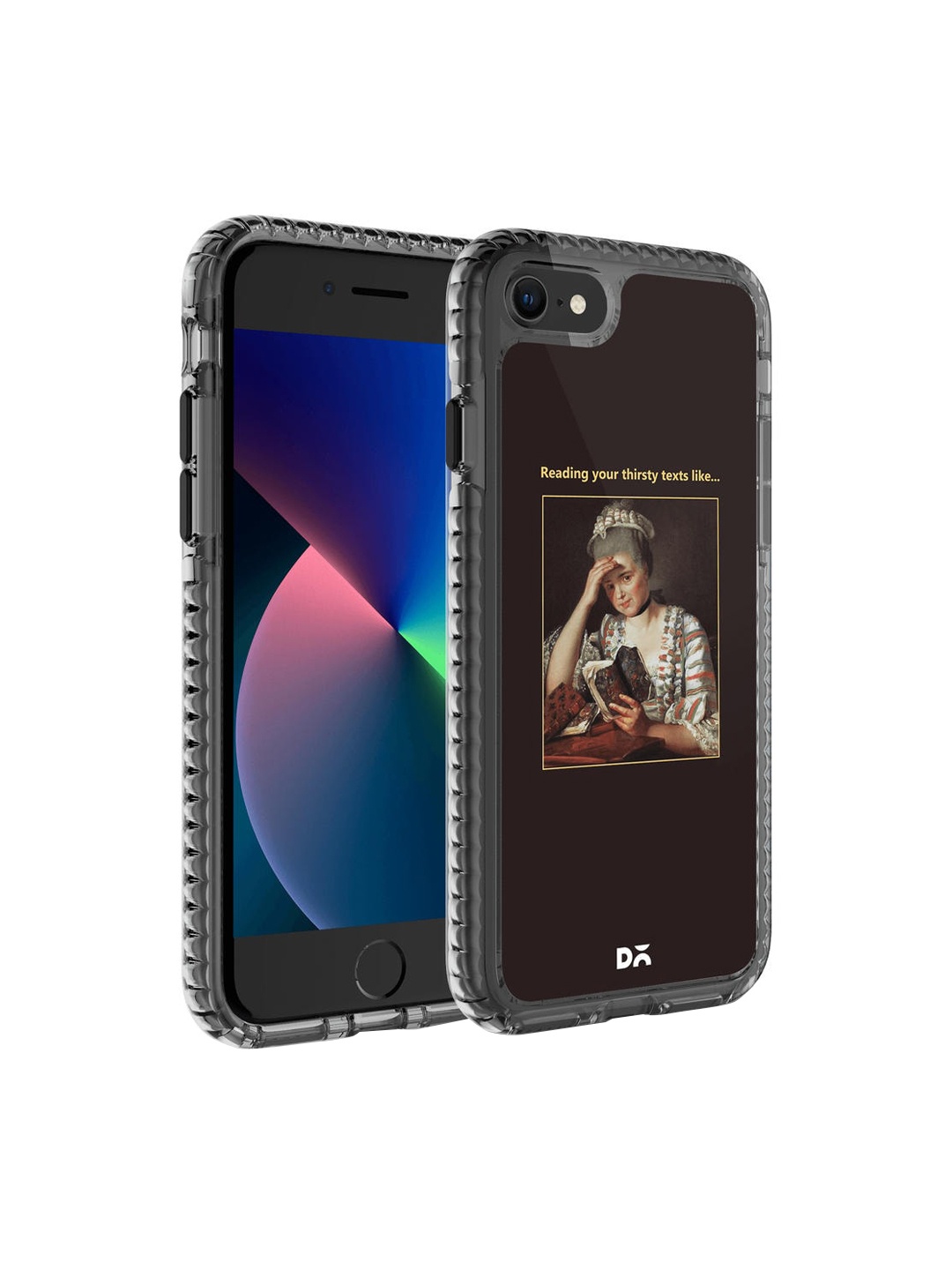 

DailyObjects Unisex Brown & Yellow Thirsty Text Stride 2.0 iPhone 8 Back Case