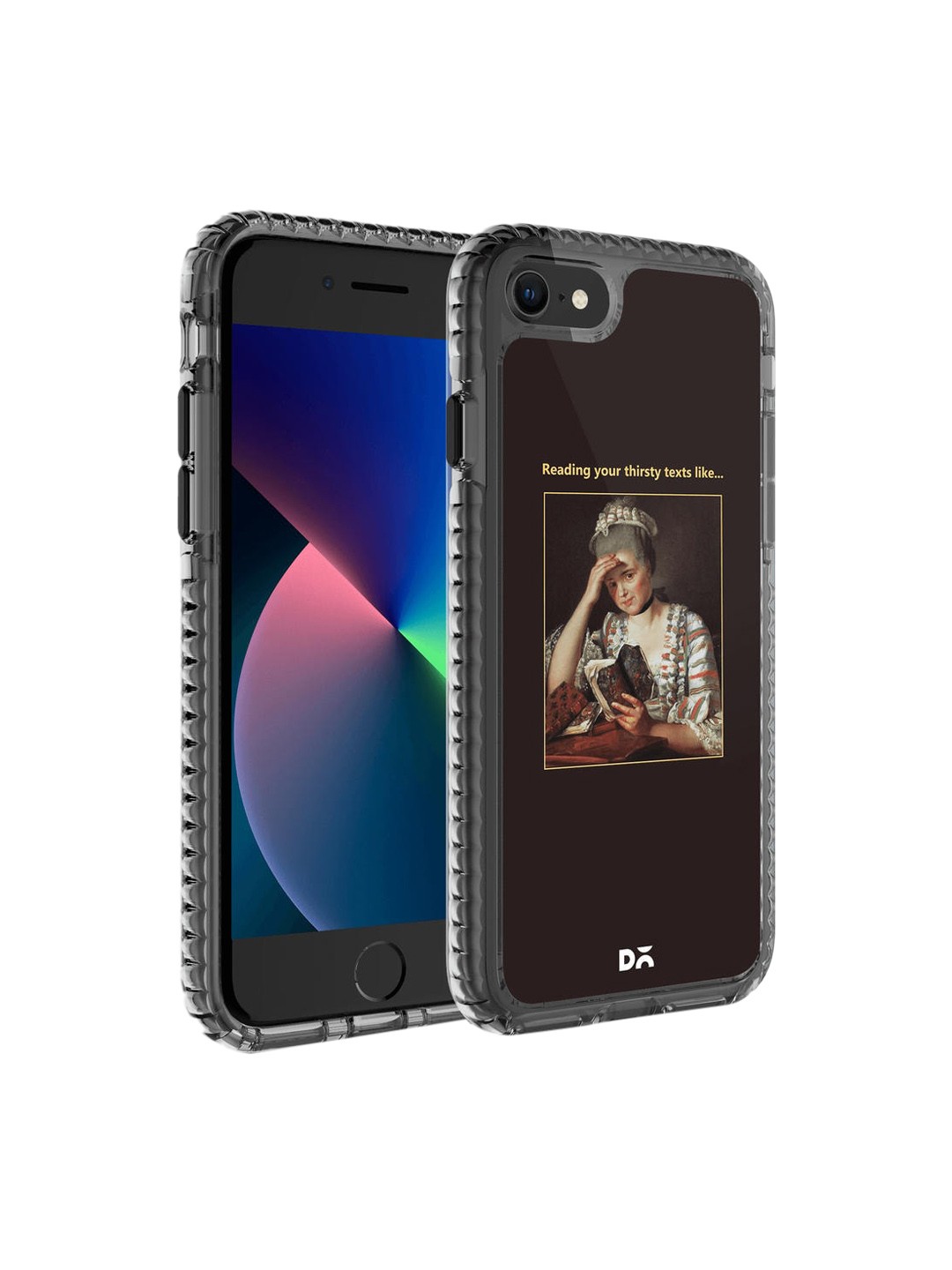 

DailyObjects Black & Brown Printed iPhone SE 2020 Phone Case