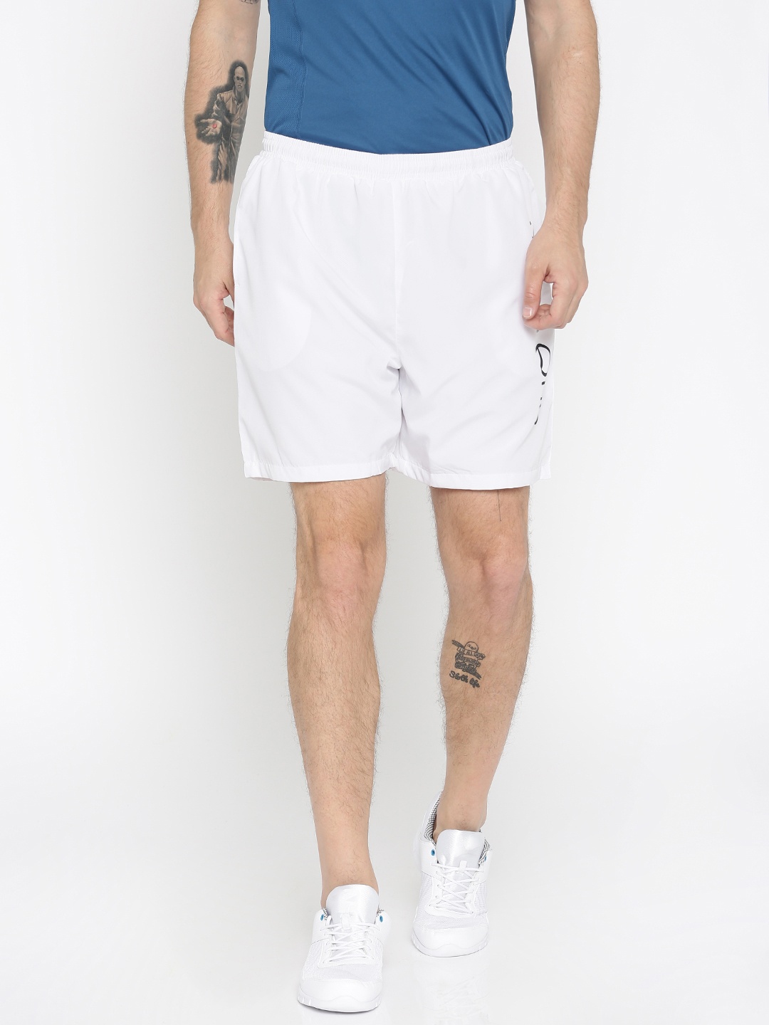 

Status Quo Men White Solid Regular Fit Sports Shorts