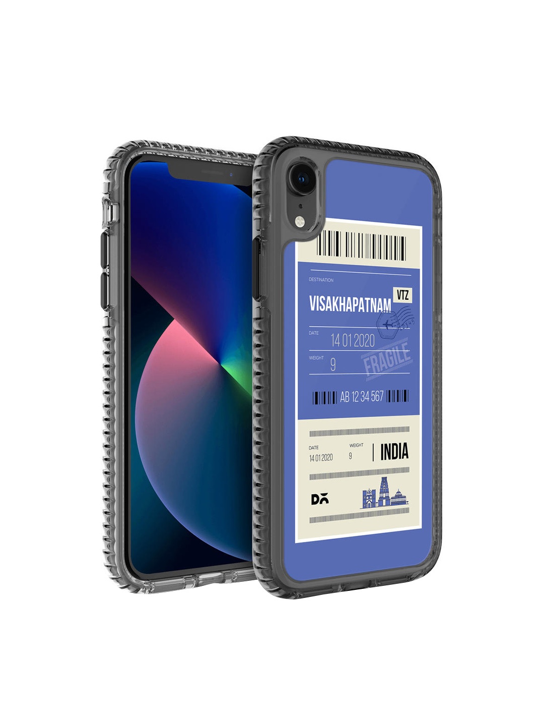 

DailyObjects Adults Violet-Coloured Printed Visakhapatnam City iPhone XR Back Case