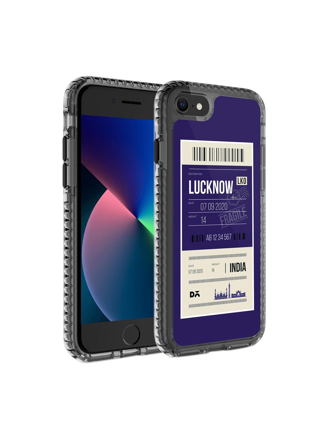 

DailyObjects Blue & White Lucknow City iPhone 7 Back Case