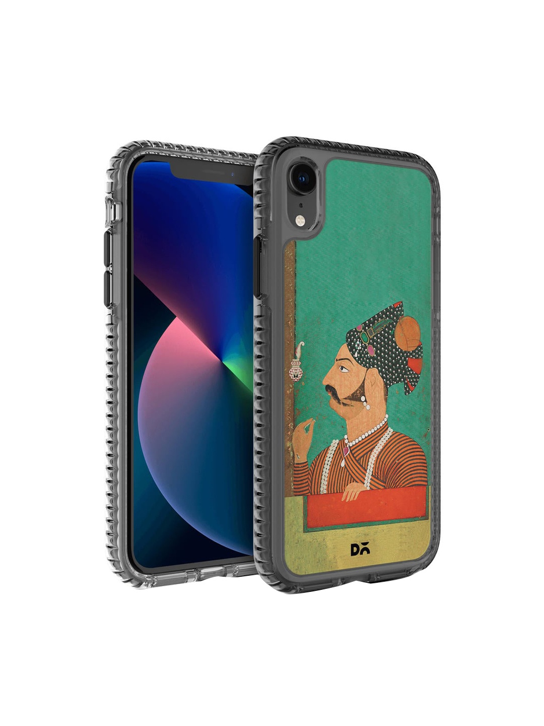 

DailyObjects Green & Red Rajput Facial Hair Stride 2.0 iPhone XR Back Case