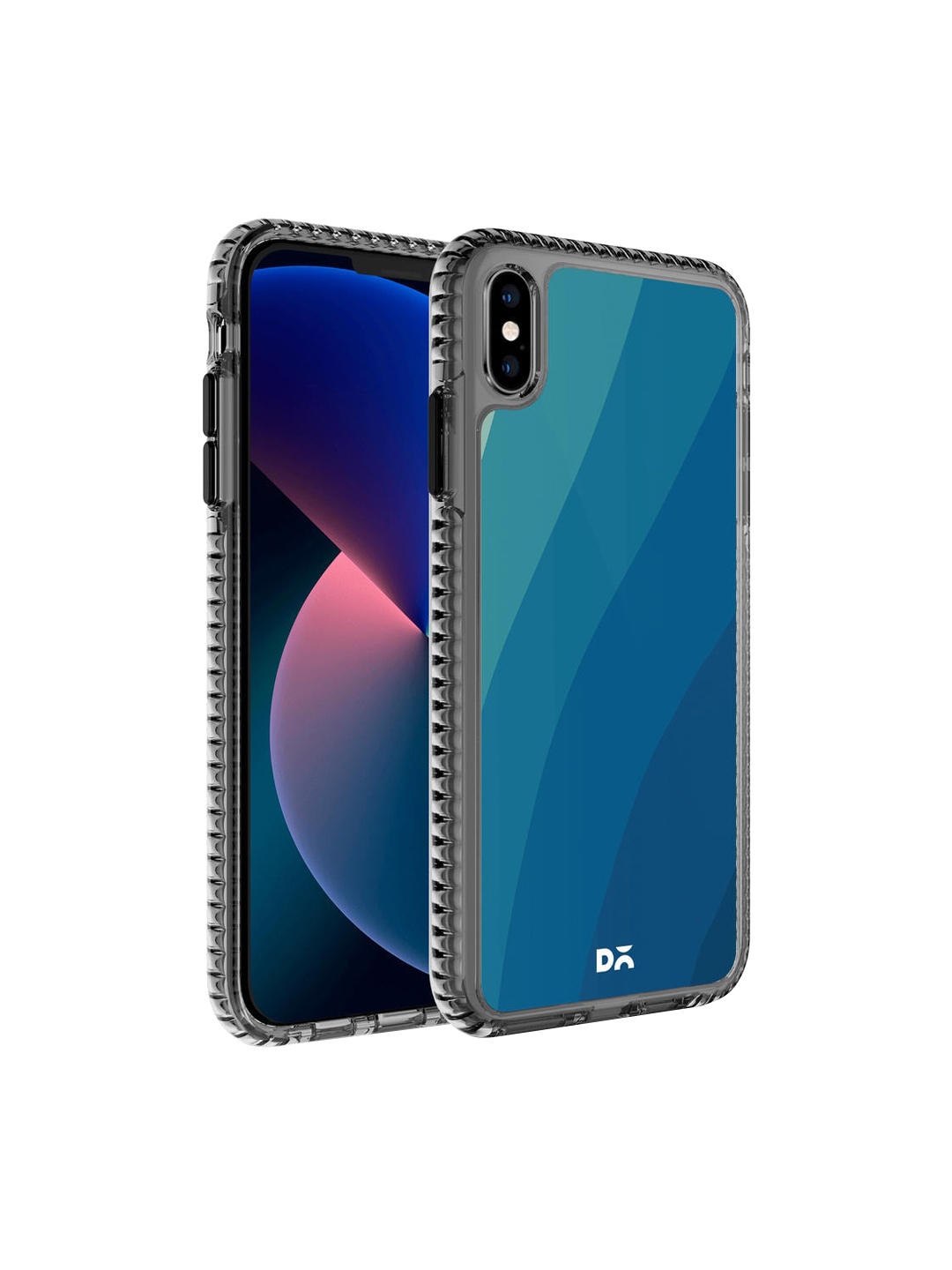 

DailyObjects Unisex Blue Sea Waves iPhone XS Max Back Case