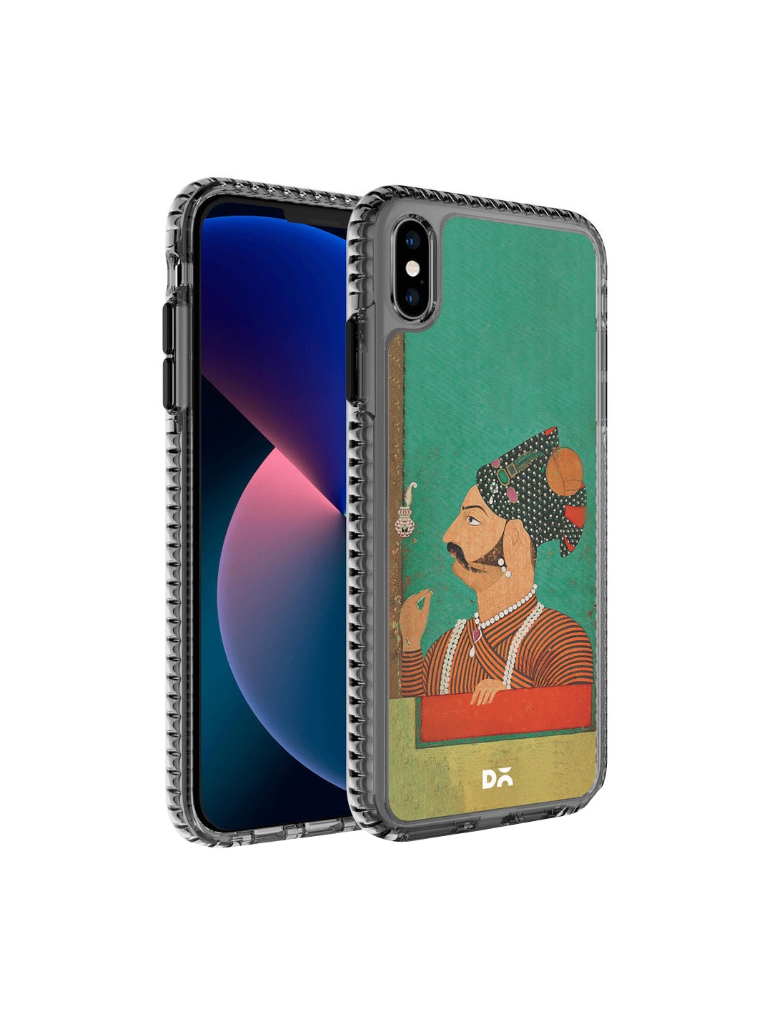 

DailyObjects Green & Brown Printed iPhone XS Back Case