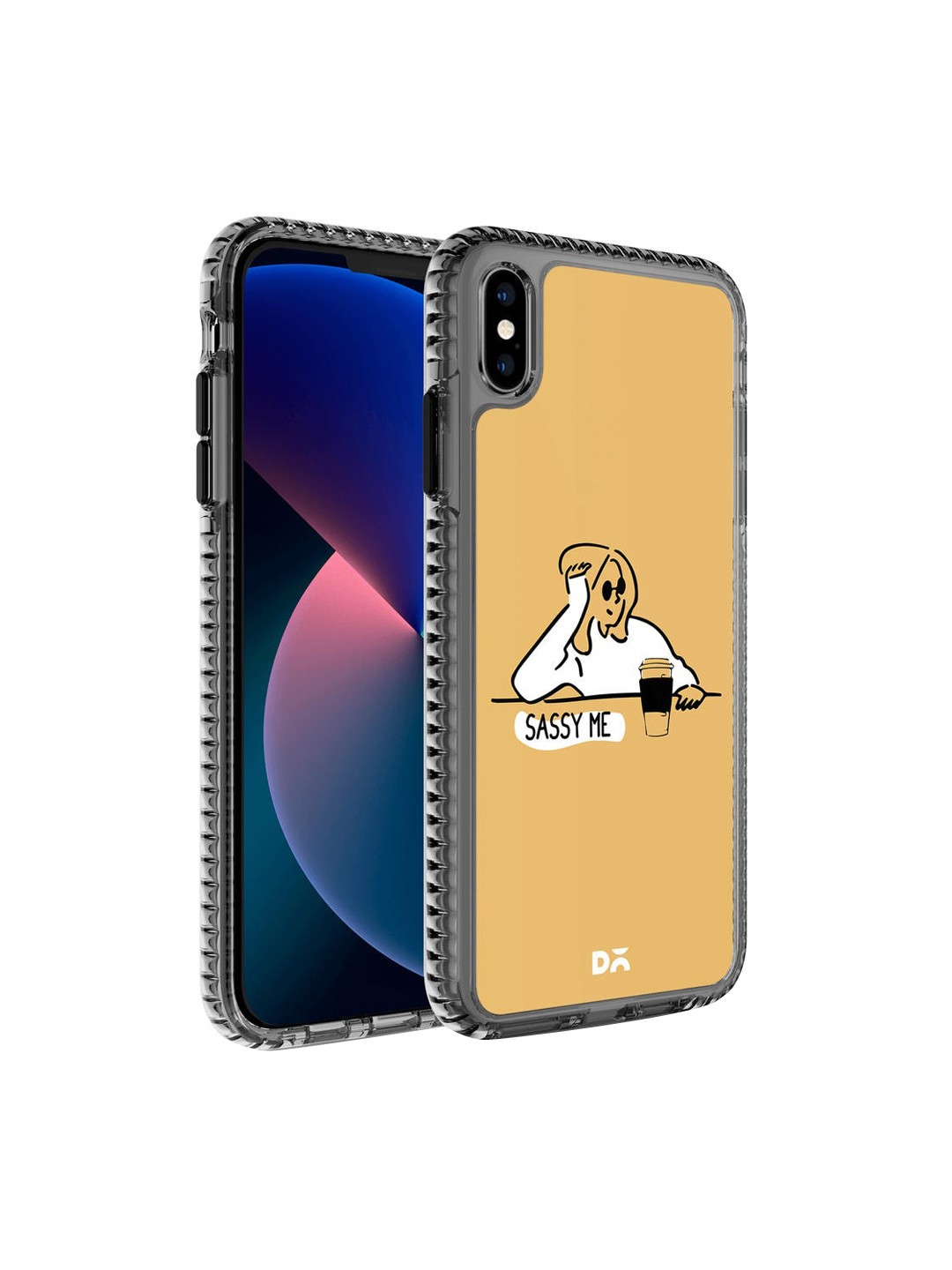 

DailyObjects Yellow & White Sassy Me Stride 2.0 iPhone XS Back Case