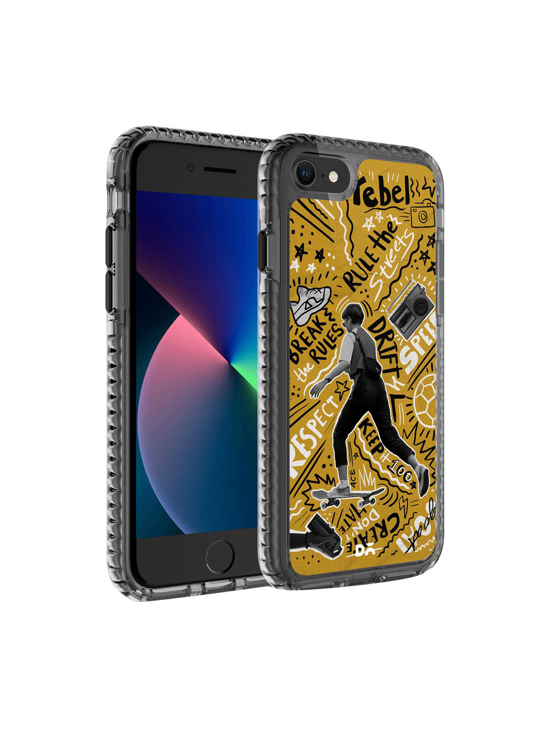 

DailyObjects Beige & White Rule The Streets iPhone 8 Back Case