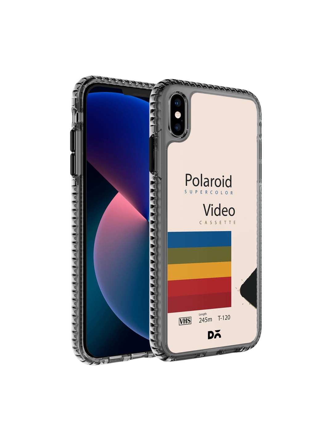

DailyObjects Off-White & Red Polaroid VHS iPhone X Mobile Case