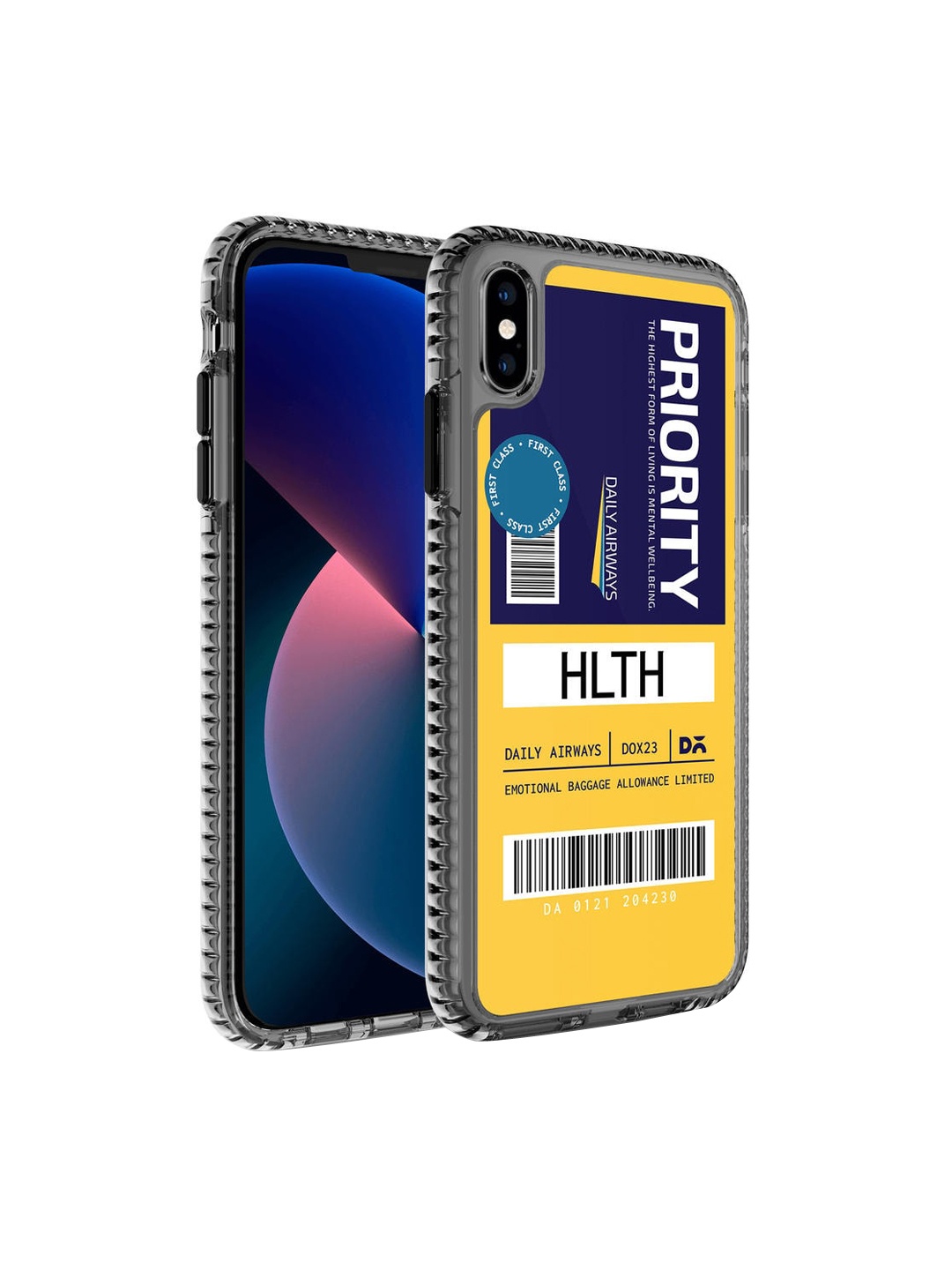 

DailyObjects Yellow & Blue Priority iPhone XS Max Back Case