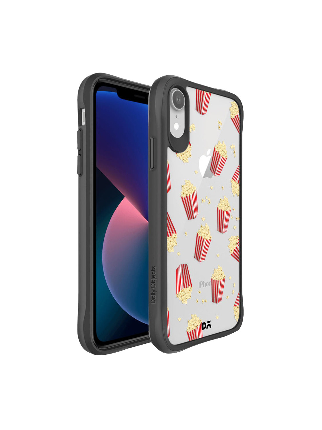 

DailyObjects Multicolor Popcorn Icon Printed iPhone XR Back Case, Multi