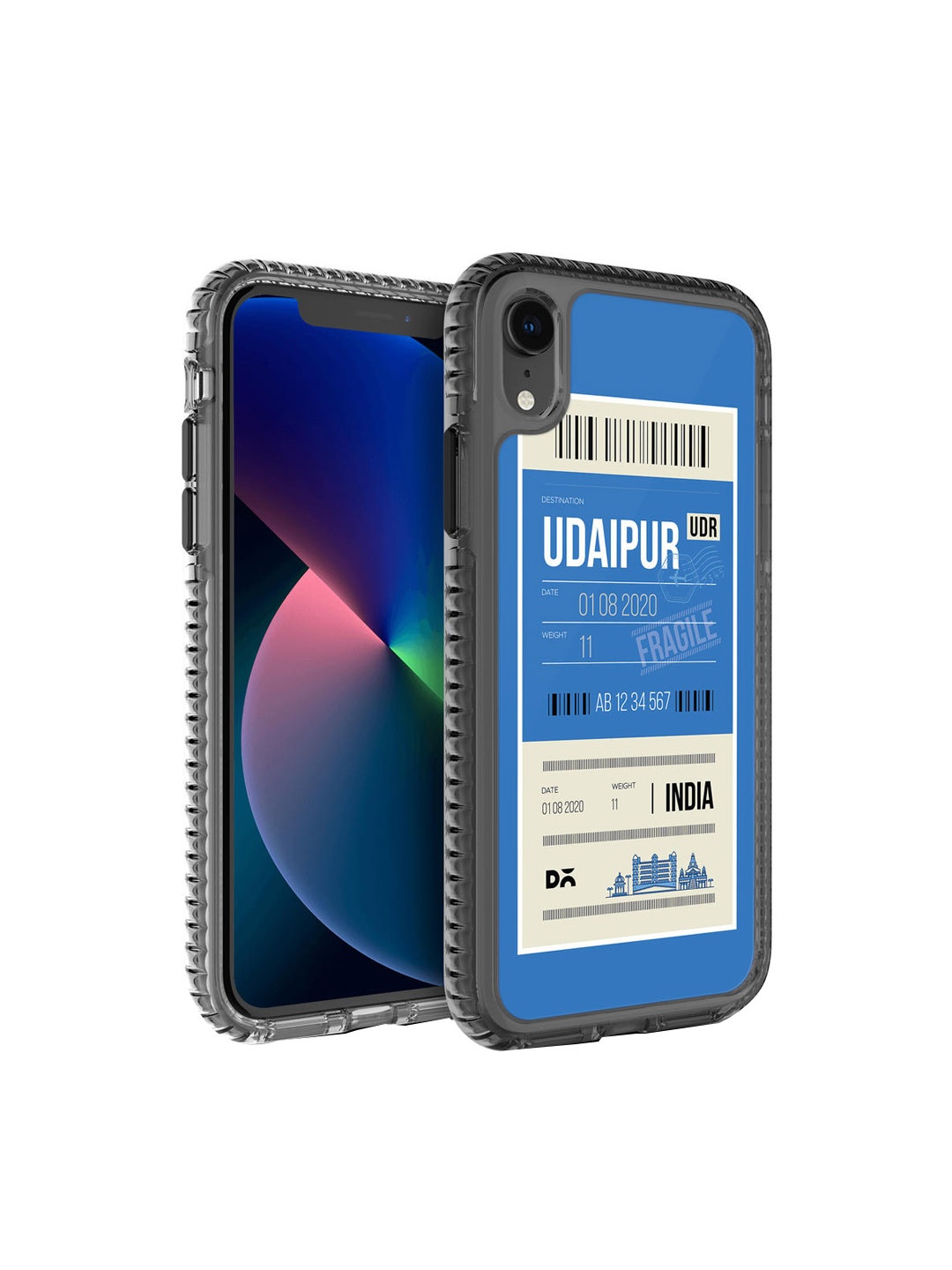 

DailyObjects Blue & White Udaipur City iPhone XR Back Case