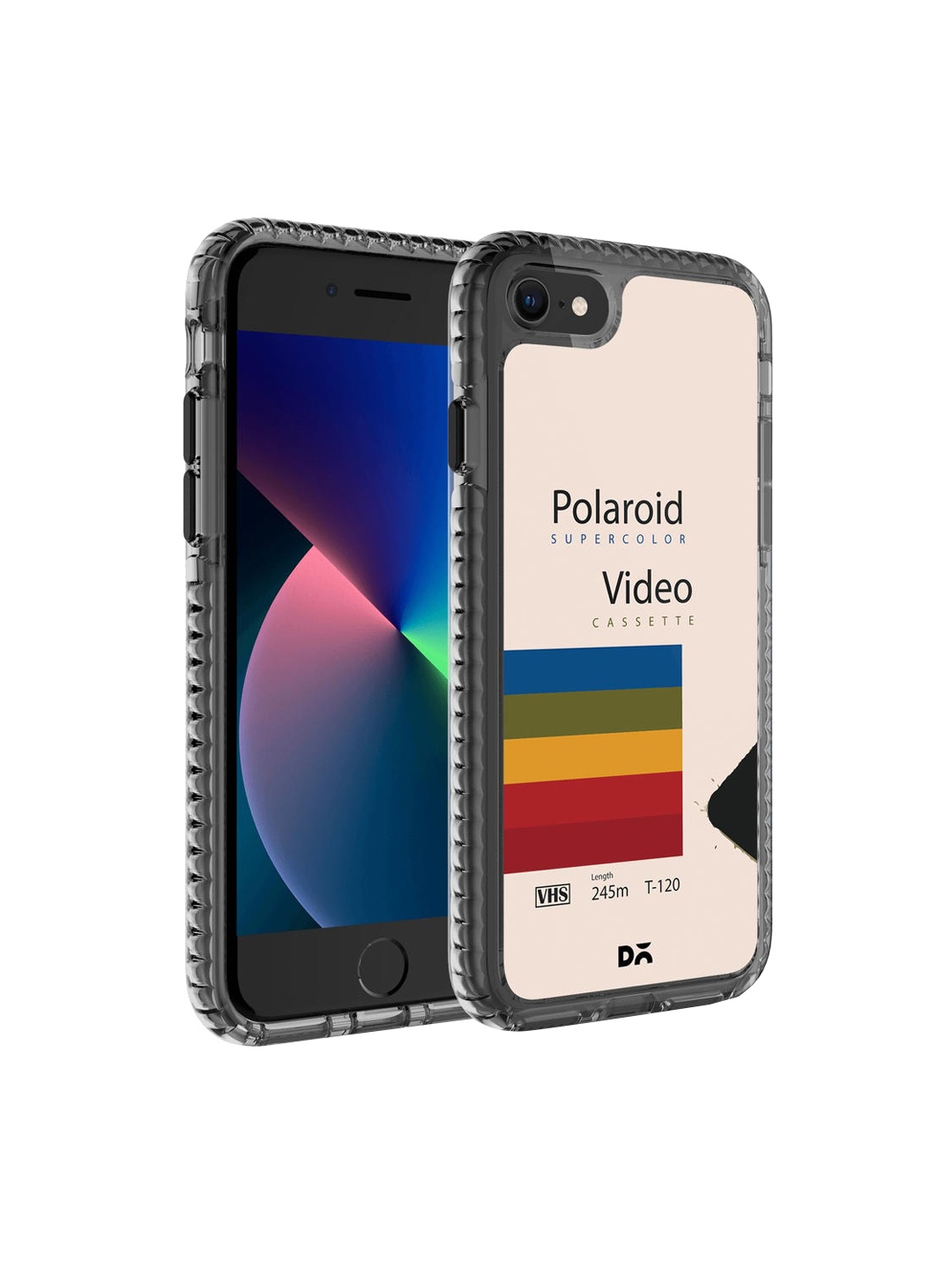 

DailyObjects Cream-Coloured & Red Polaroid VHS iPhone 8 Back Case
