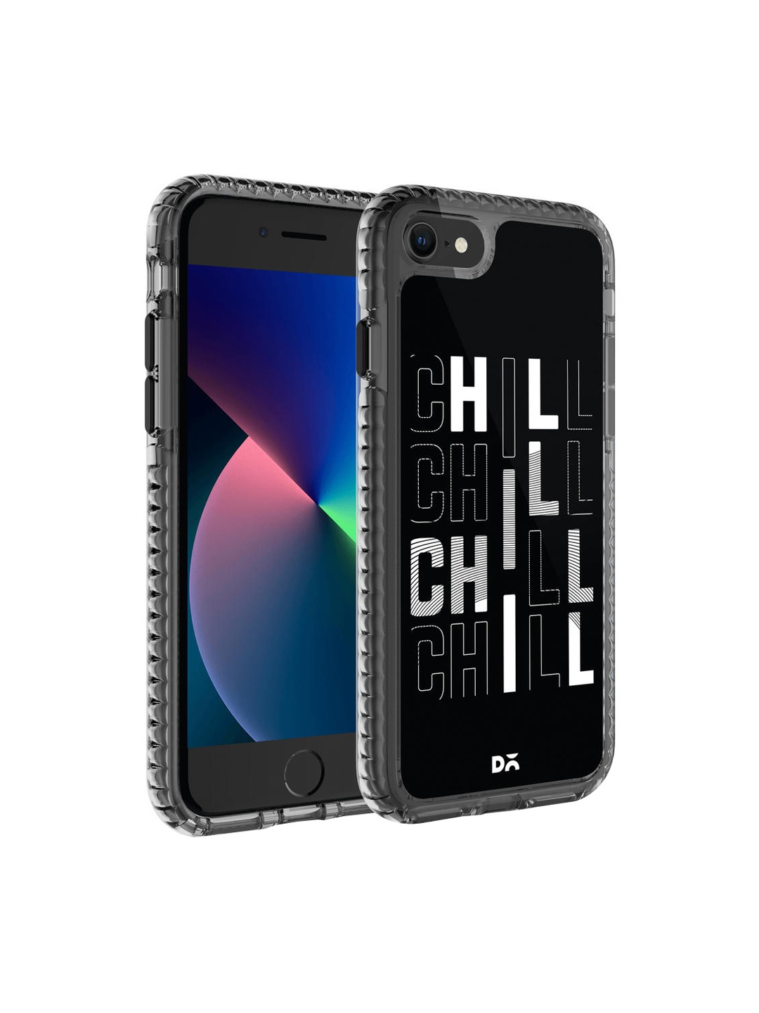 

DailyObjects Black & White Lets Chill Stride 2.0 iPhone SE 2020 Back Case