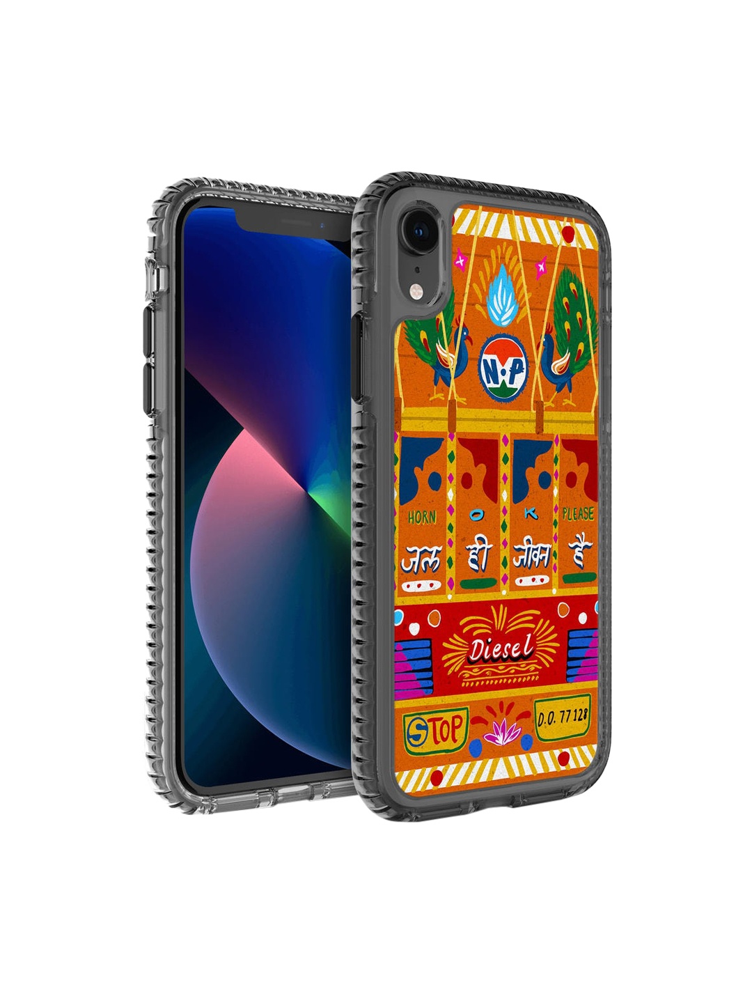 

DailyObjects Green & Red Jal Jeevan Truckback iPhone XR Back Case