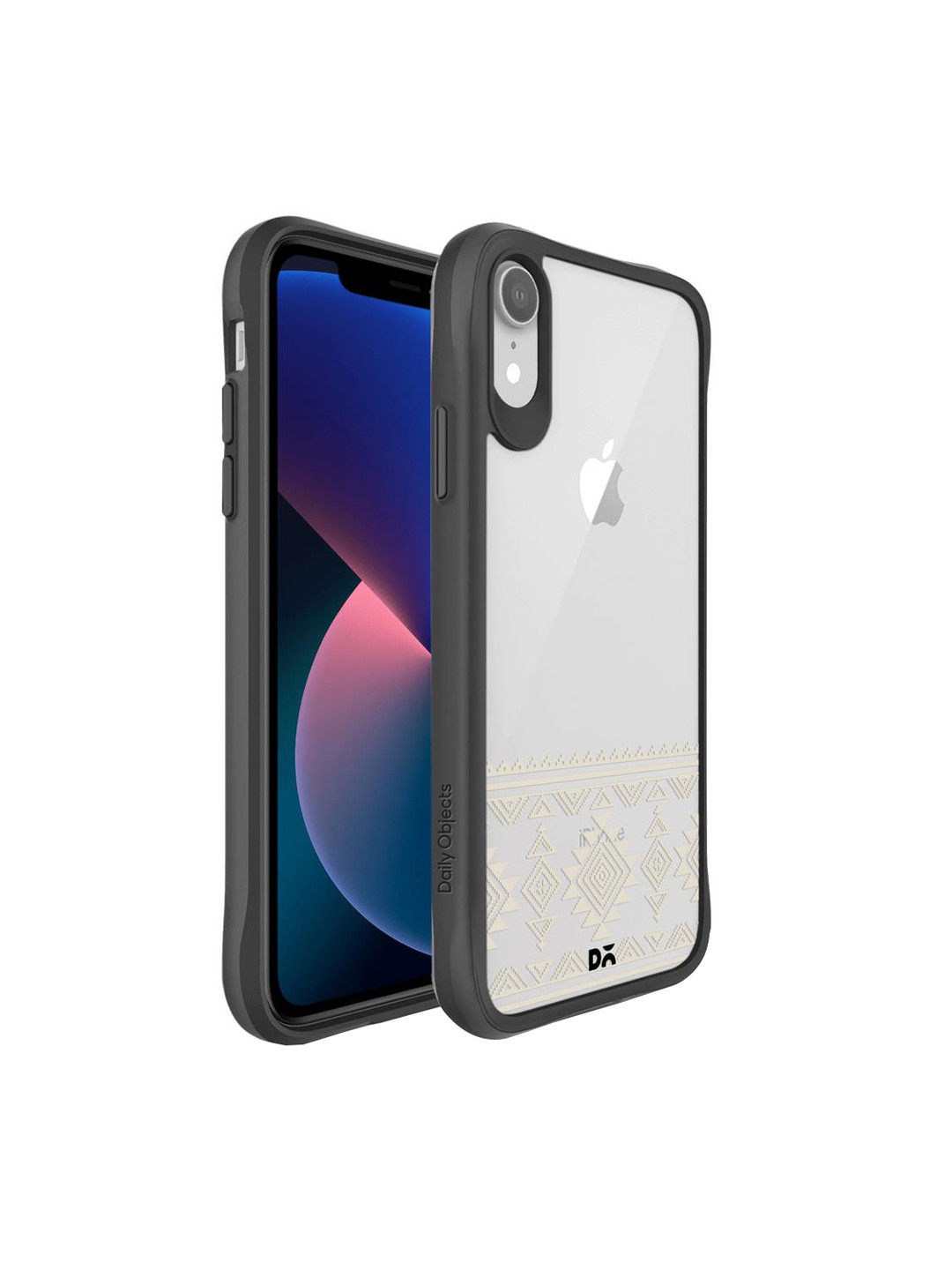 

DailyObjects Black & Off White Mandala Tattoo iPhone XR Back Case