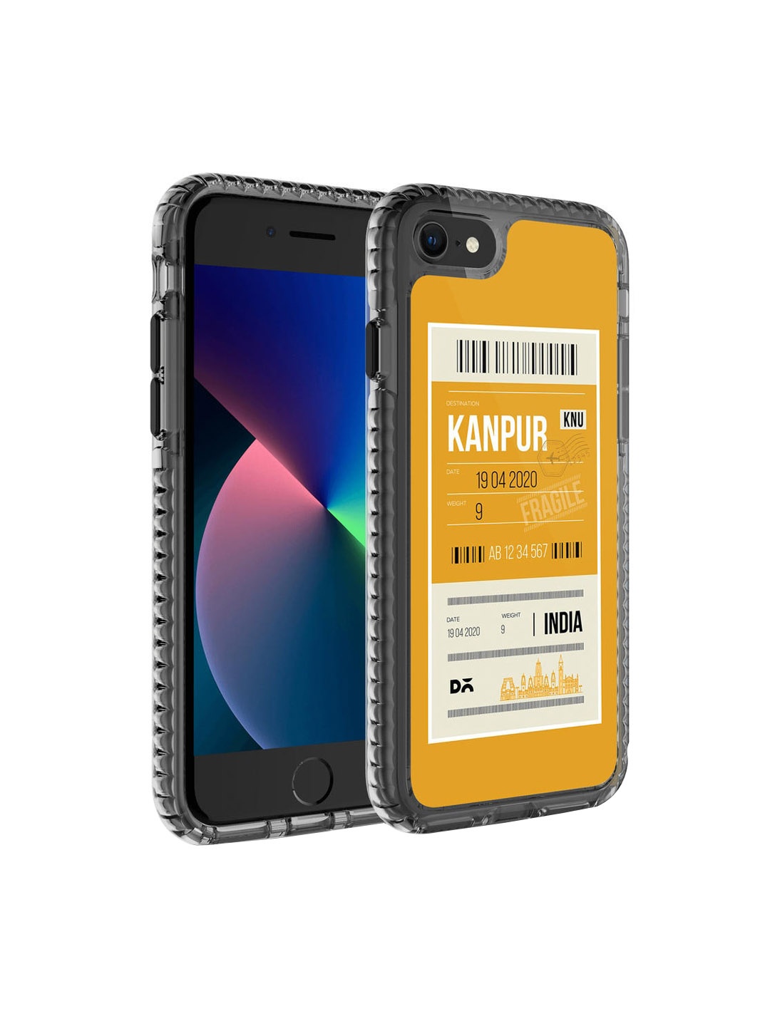 

DailyObjects Yellow & White Kanpur City Tag Stride 2.0 iPhone 8 Back Case
