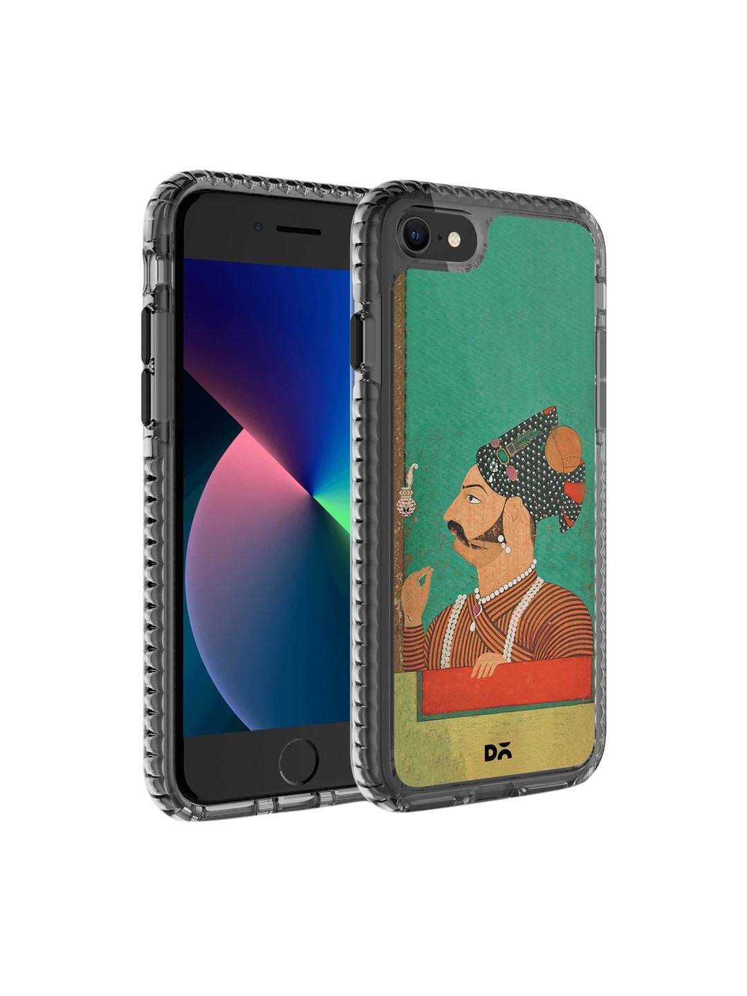 

DailyObjects Green & Red Printed iPhone SE 2020 Back Case