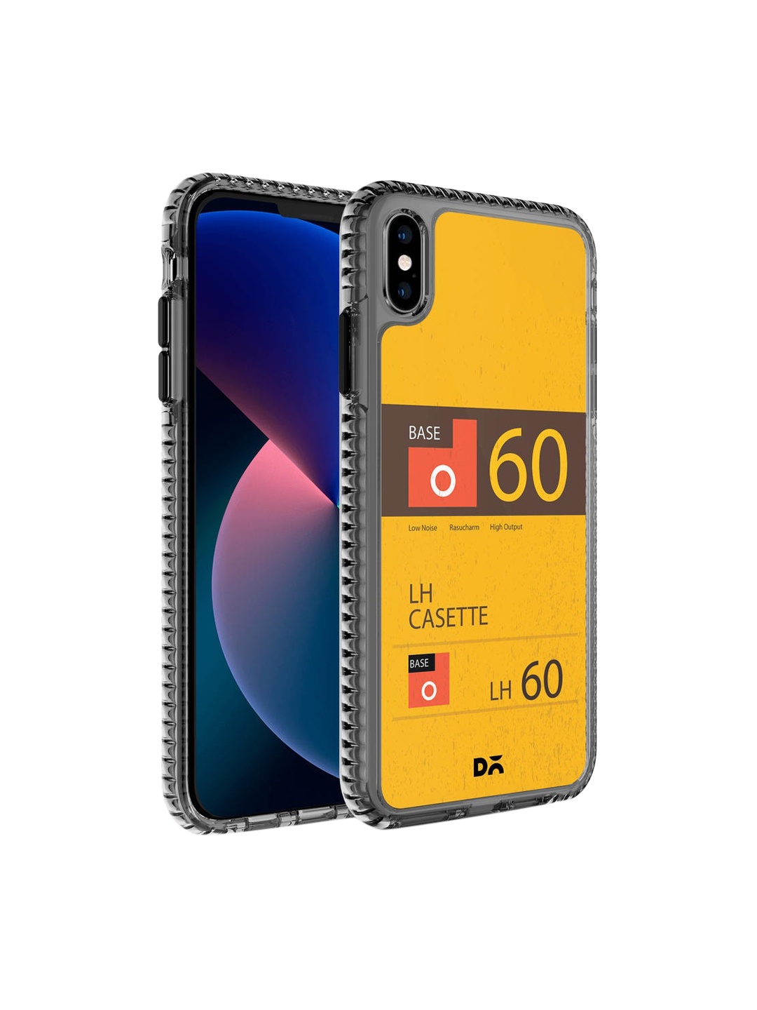 

DailyObjects Yellow & Brown LH Cassette iPhone XS Back Case