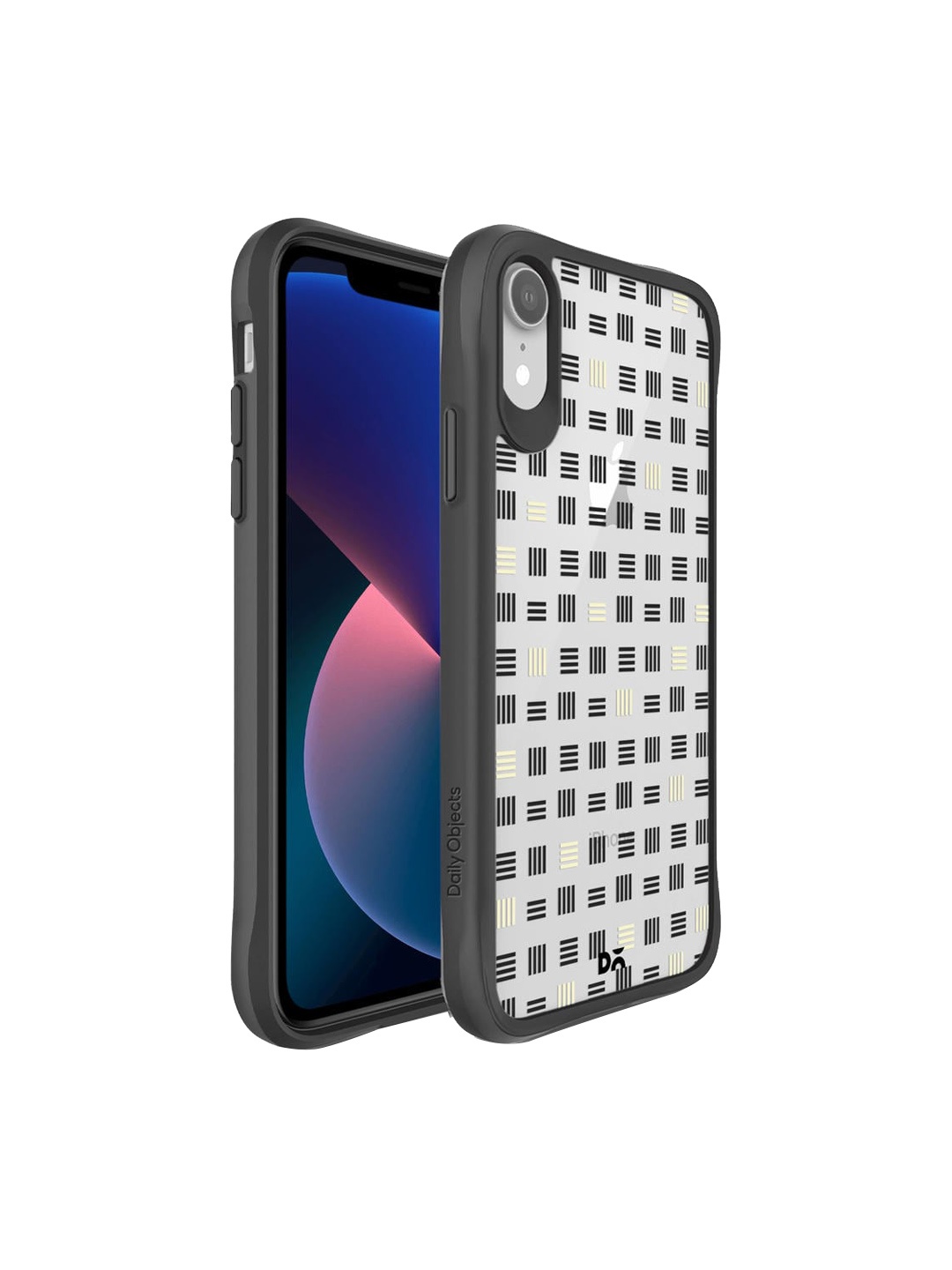 

DailyObjects Black & Transparent Tally iPhone XR Back Case
