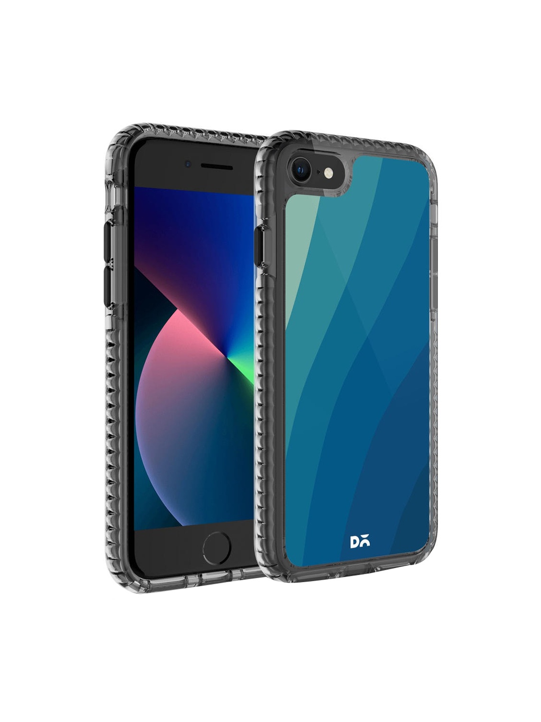 

DailyObjects Black & Blue Sea Waves iPhone 7 Back Case