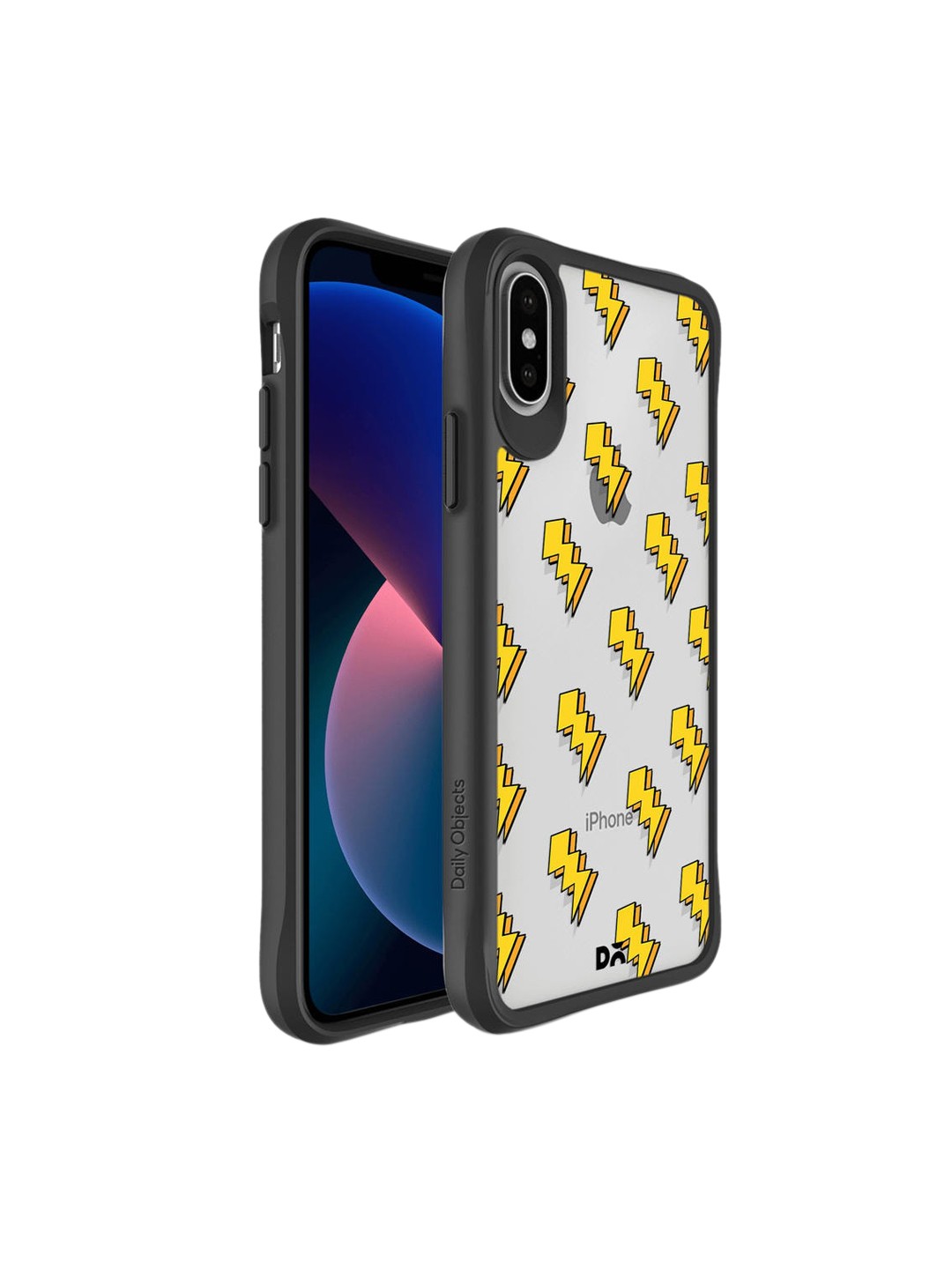 

DailyObjects Transparent & Yellow Thunder Icon iPhone XS Max Back Case
