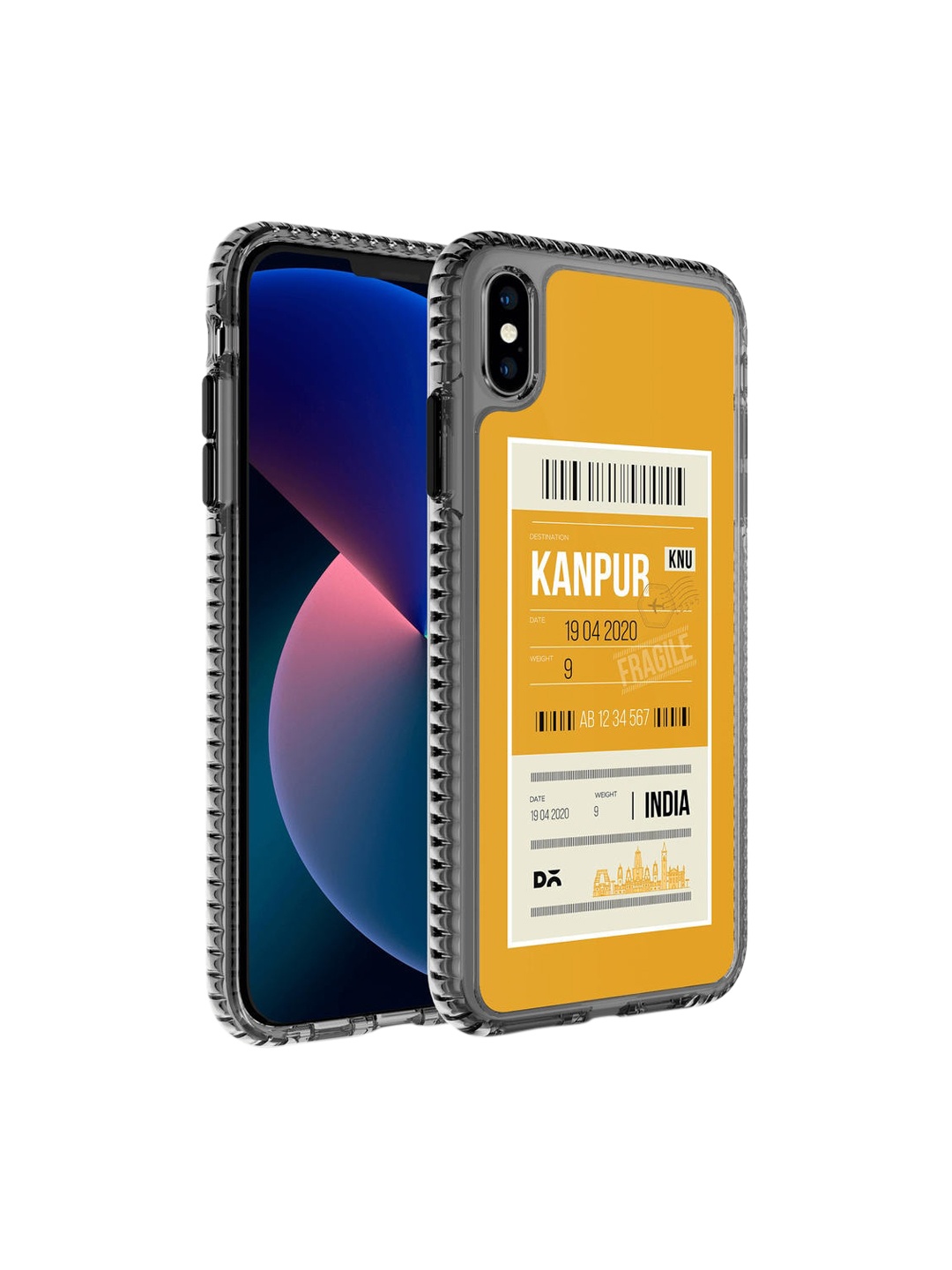 

DailyObjects Yellow & White Kanpur City Tag iPhone XS Back Case