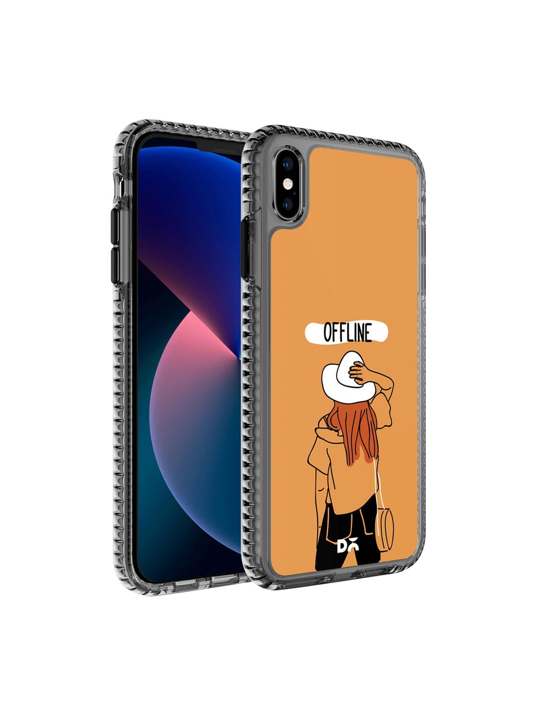 

DailyObjects Orange-Colored Offline Stride 2.0 iPhone XS Max Case Cover