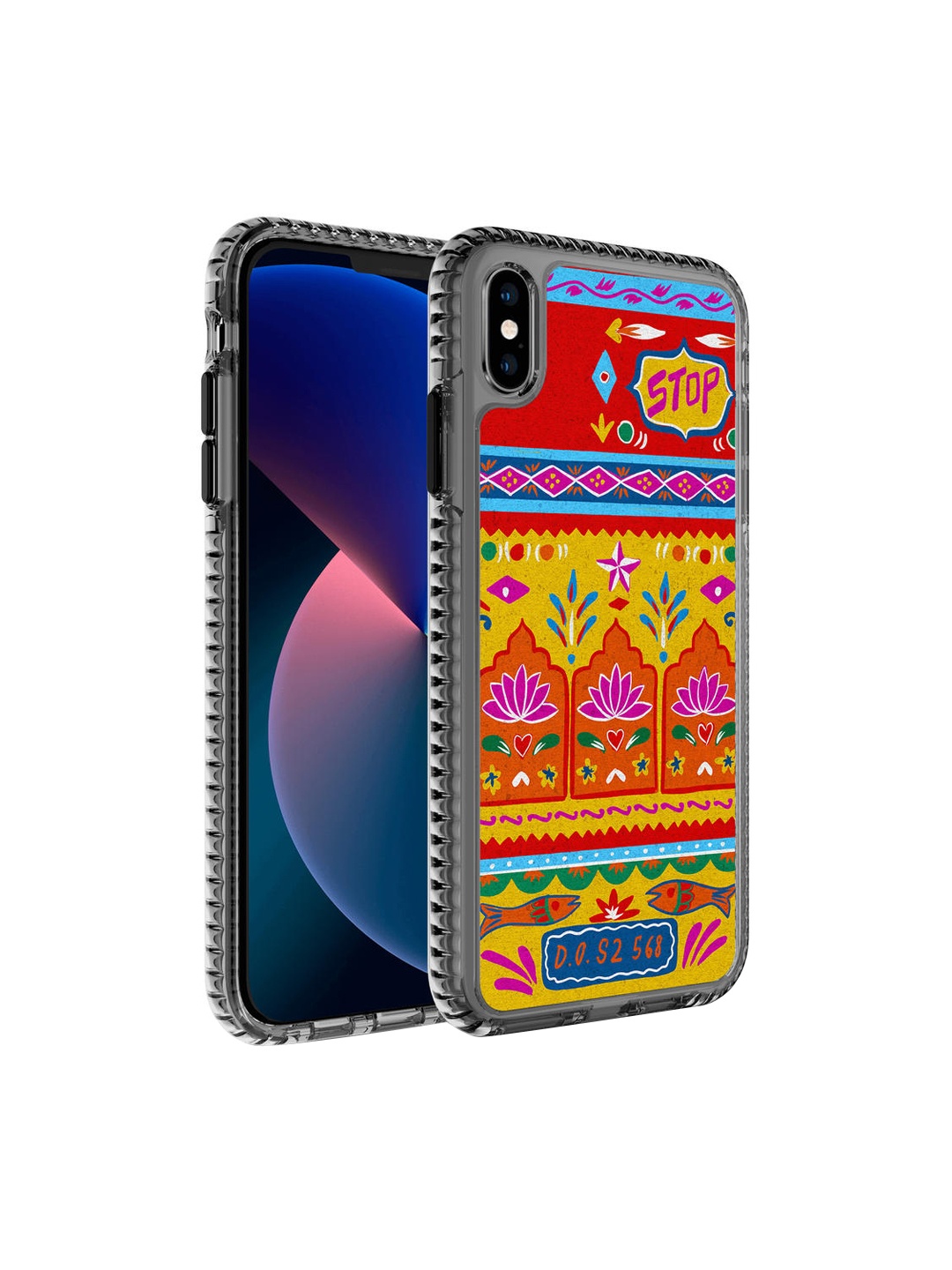 

DailyObjects Yellow & Red Rangeen Artist Truckback iPhone XS Max Back Case