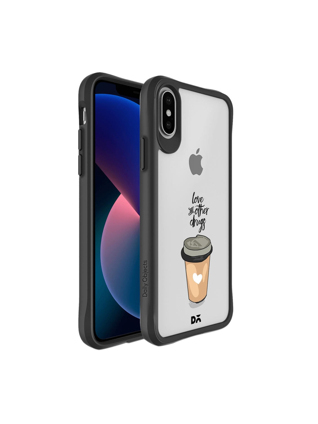 

DailyObjects Coffee Is Love Black Hybrid Clear iPhoneXS Max Phone Case
