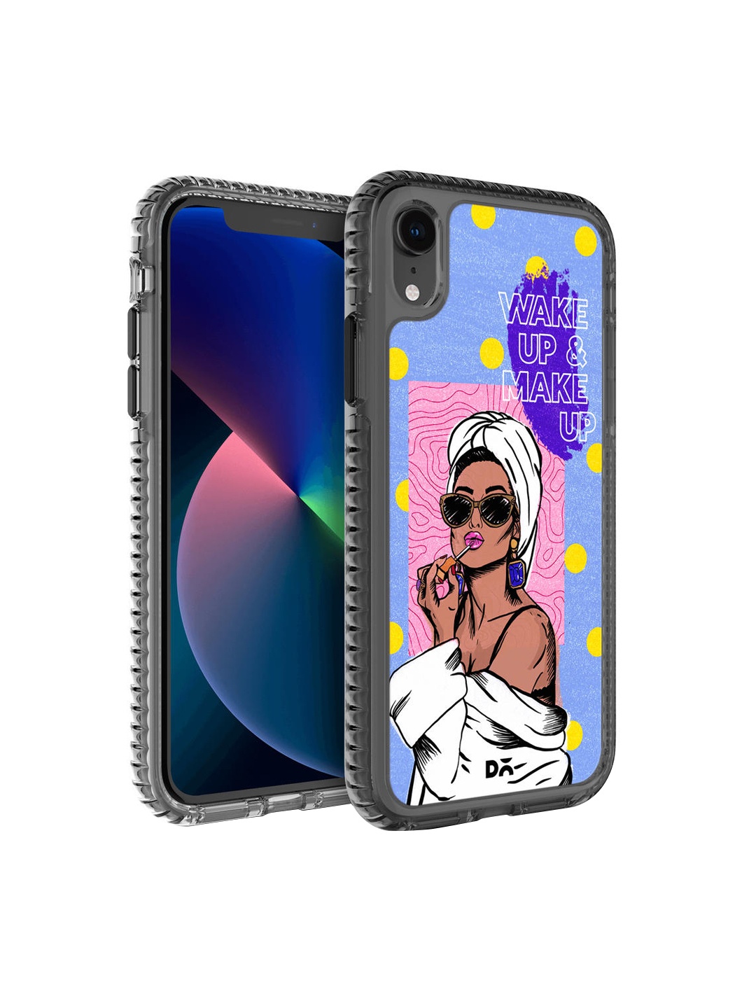 

DailyObjects Blue & Pink Printed iPhone XR Phone Case