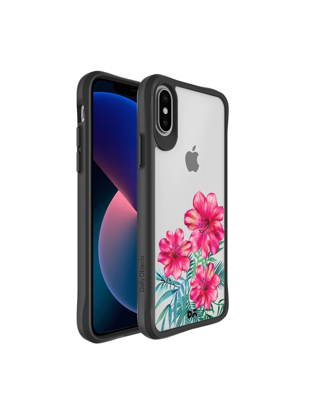 

DailyObjects Black & Pink Printed iPhone XS Max Back Case