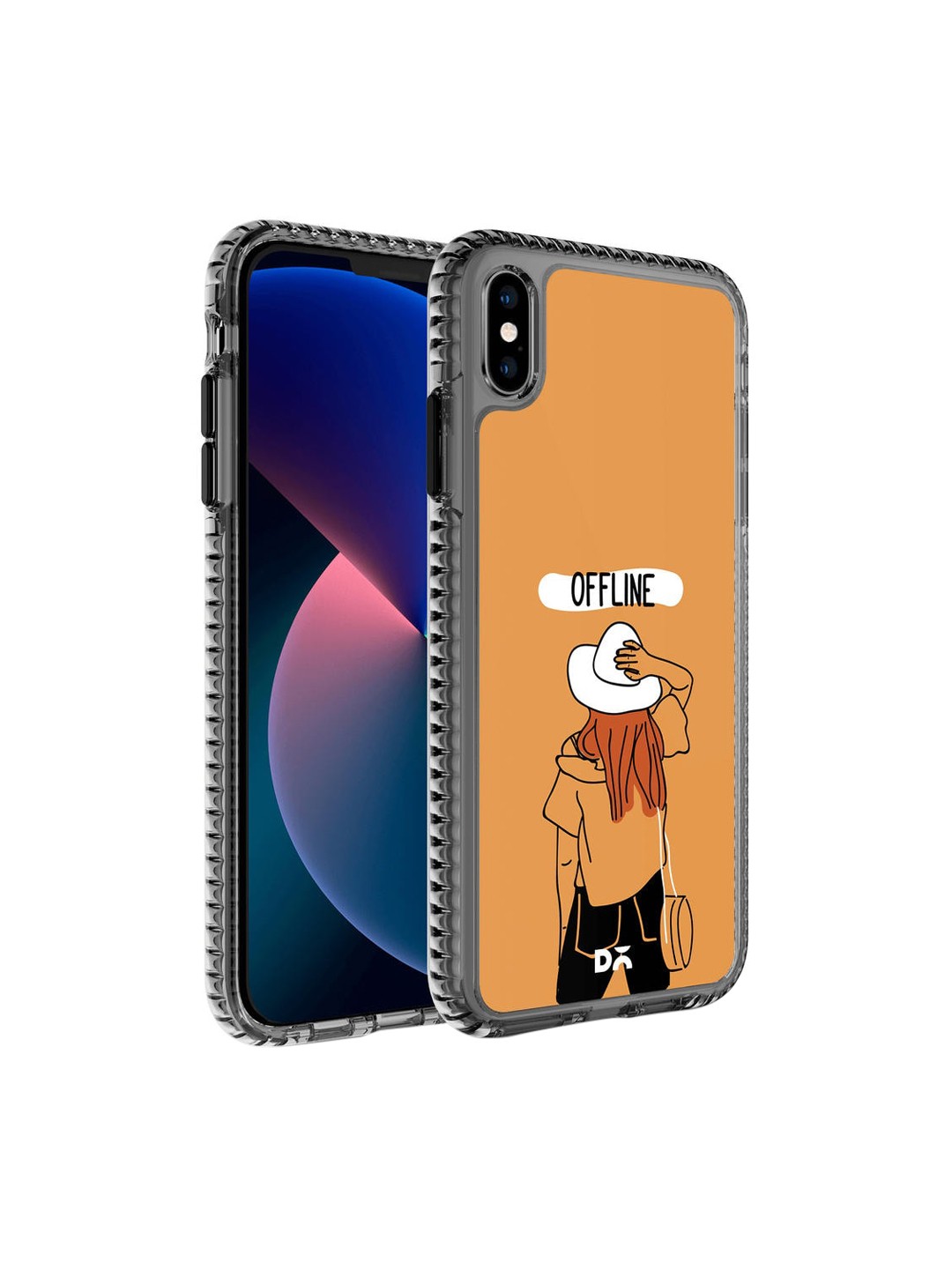 

DailyObjects Orange-colored Offline Stride 2.0 iPhone XS Case Cover