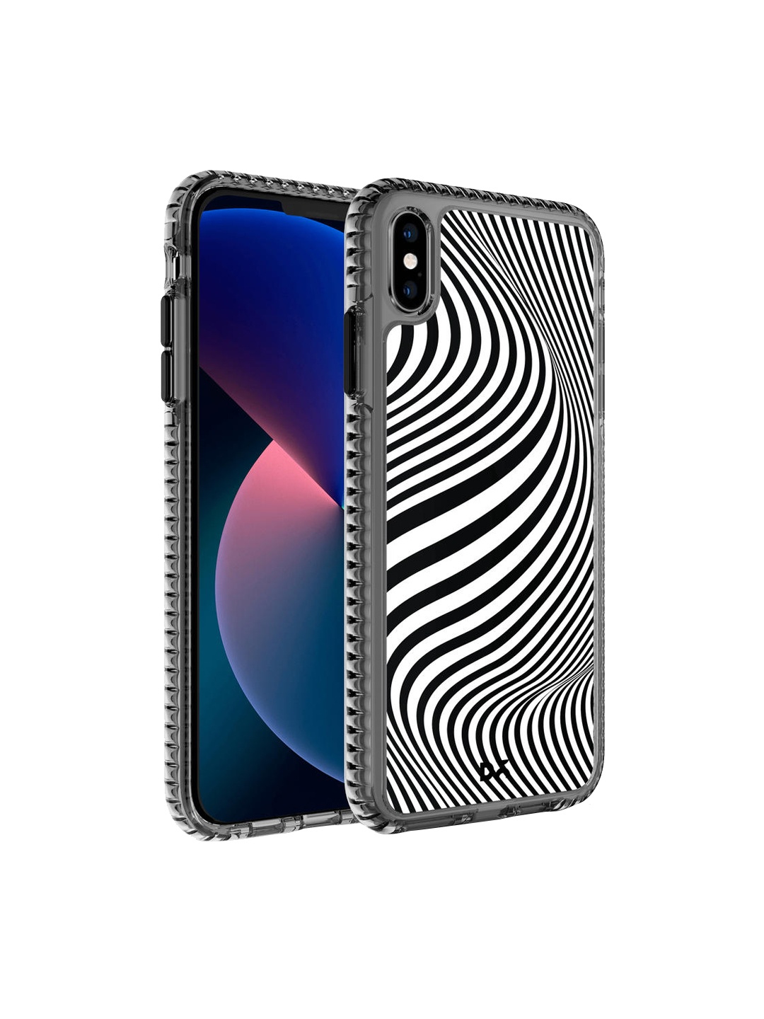 

DailyObjects Black & White Printed Iphone XS Max Back Case