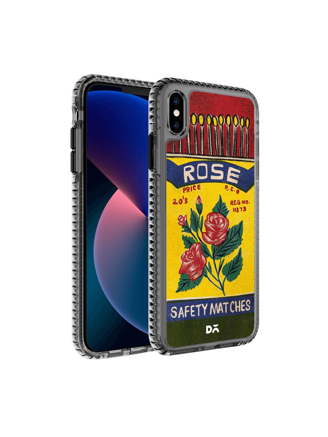 

DailyObjects Yellow Rose Matchbox Printed iPhone X Back Case