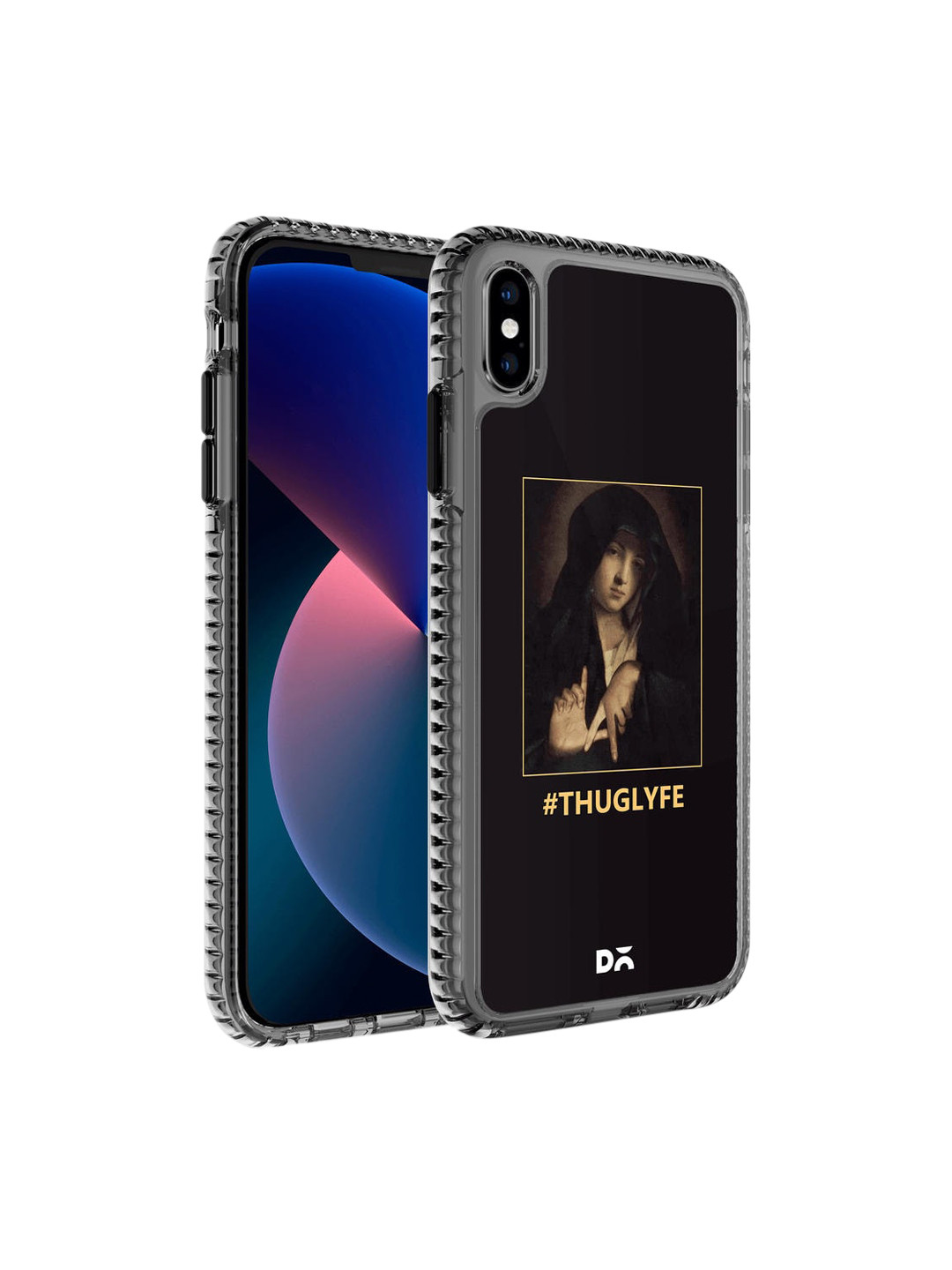 

DailyObjects Black & Beige Thug Lyfe iPhone XS Max Back Case