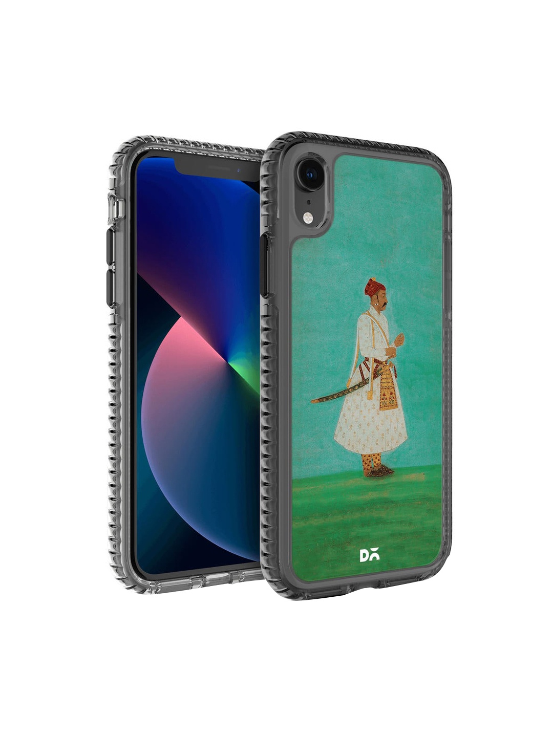 

DailyObjects Blue & Green Rajput Warrior iPhone XR Back Case
