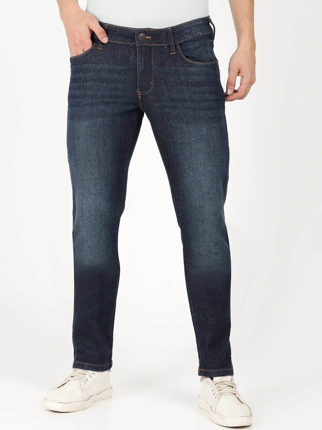 

Wrangler Men Blue Vegas Skinny Fit Low-Rise Light Fade Stretchable Jeans