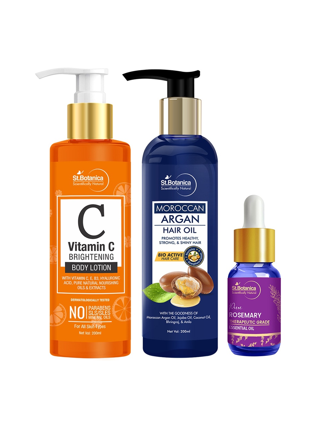 

St.Botanica Deep Nourishment Hair & Body Care Kit, Blue