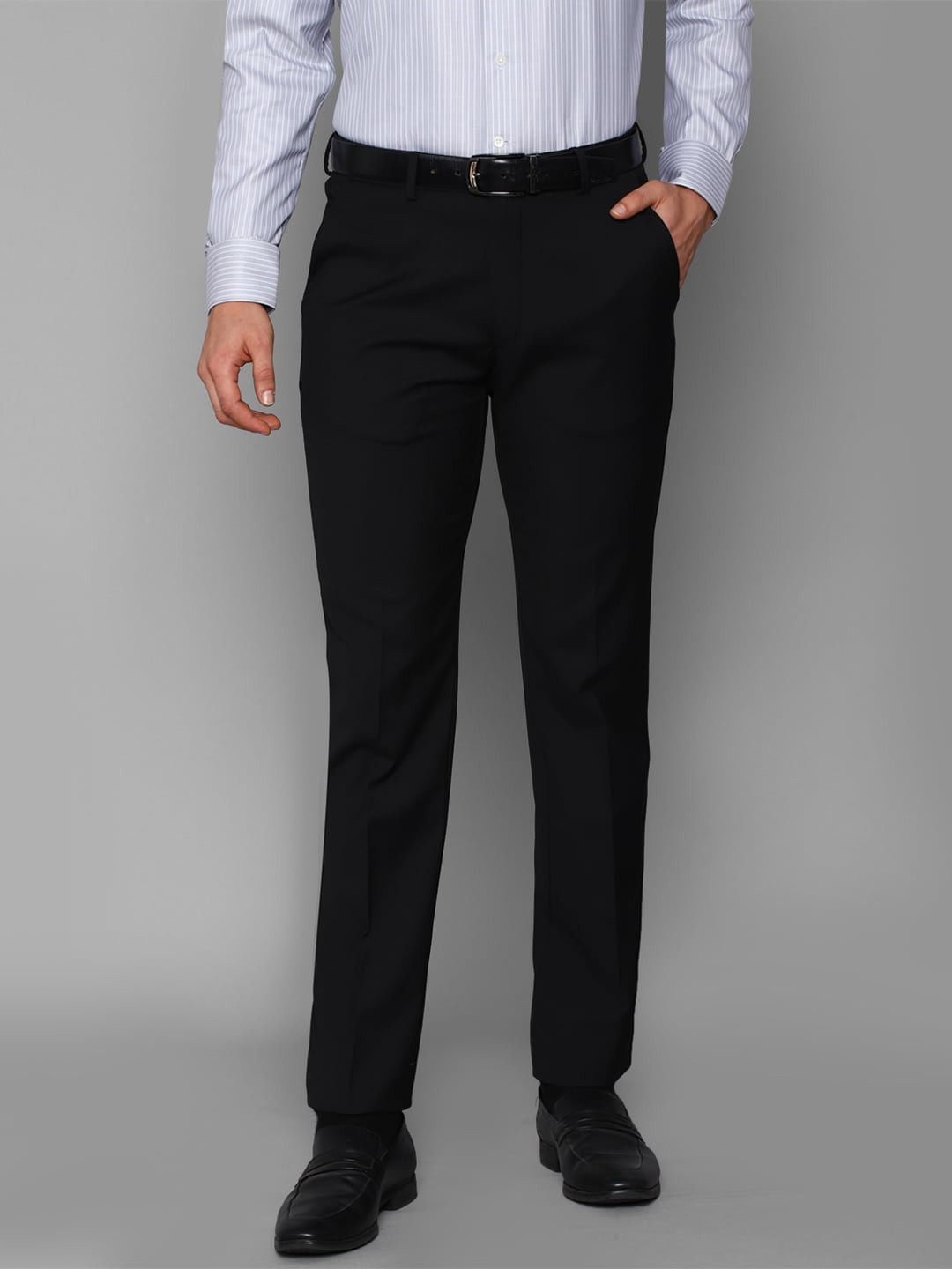 

Louis Philippe Men Black Trousers