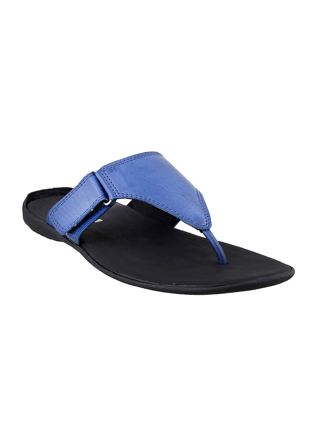 

Mochi Men Blue Leather Sandals