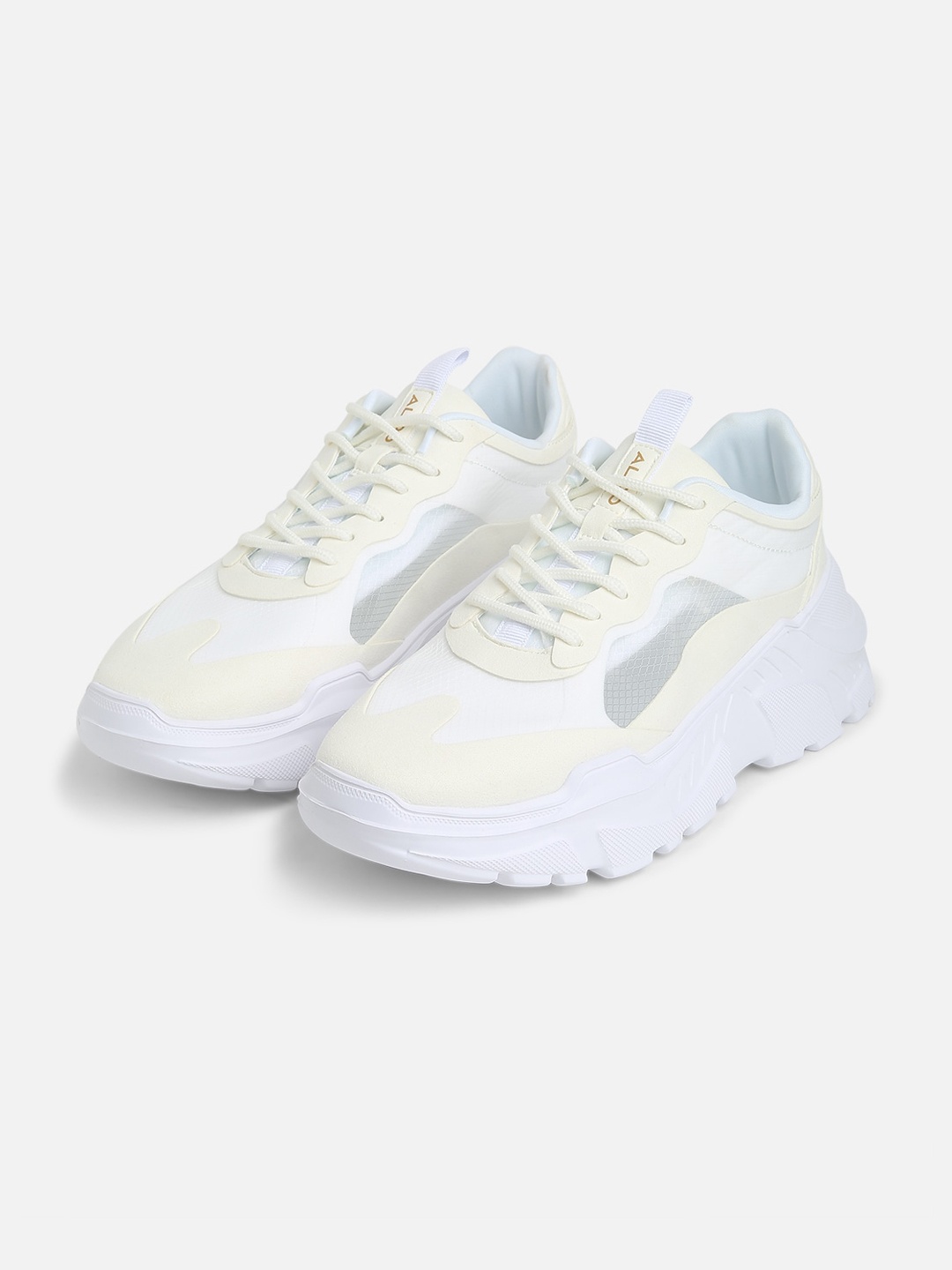 

ALDO Men White Colourblocked Sneakers