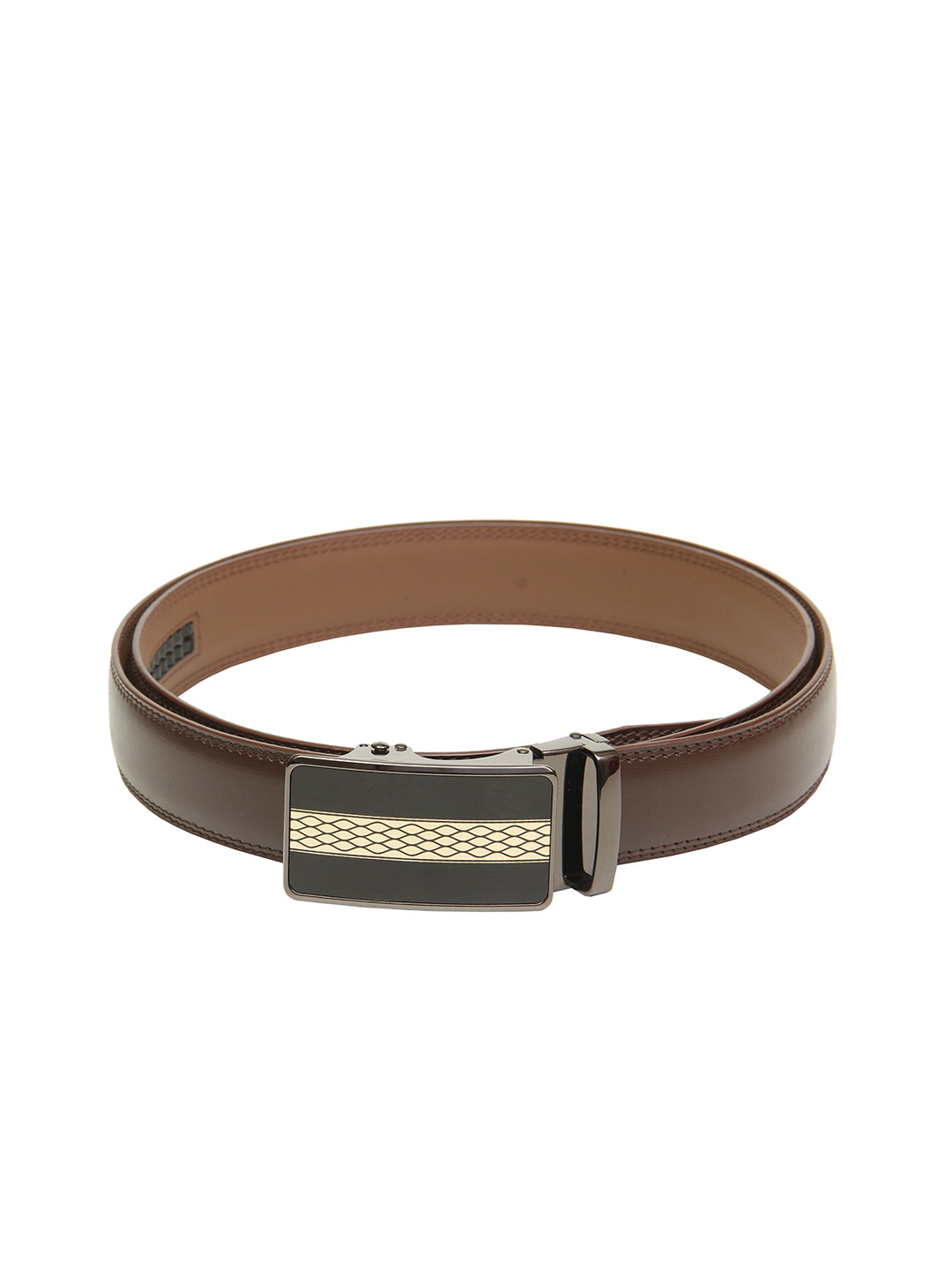

Calvadoss Men Brown PU Belt