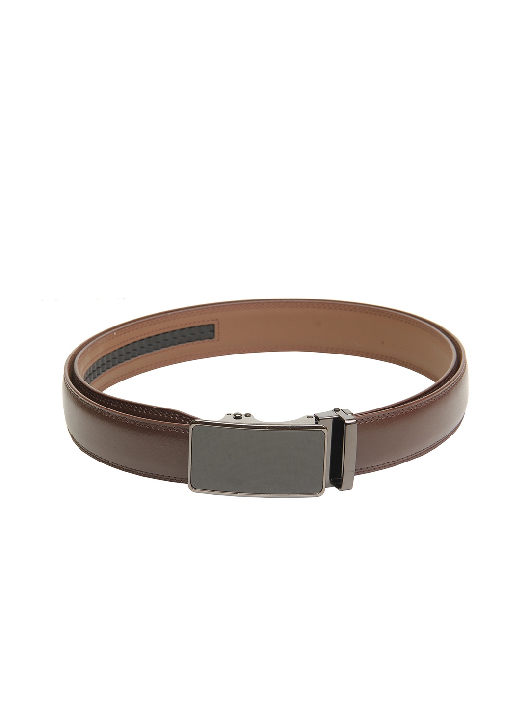 

Calvadoss Men Brown PU Solid Belt