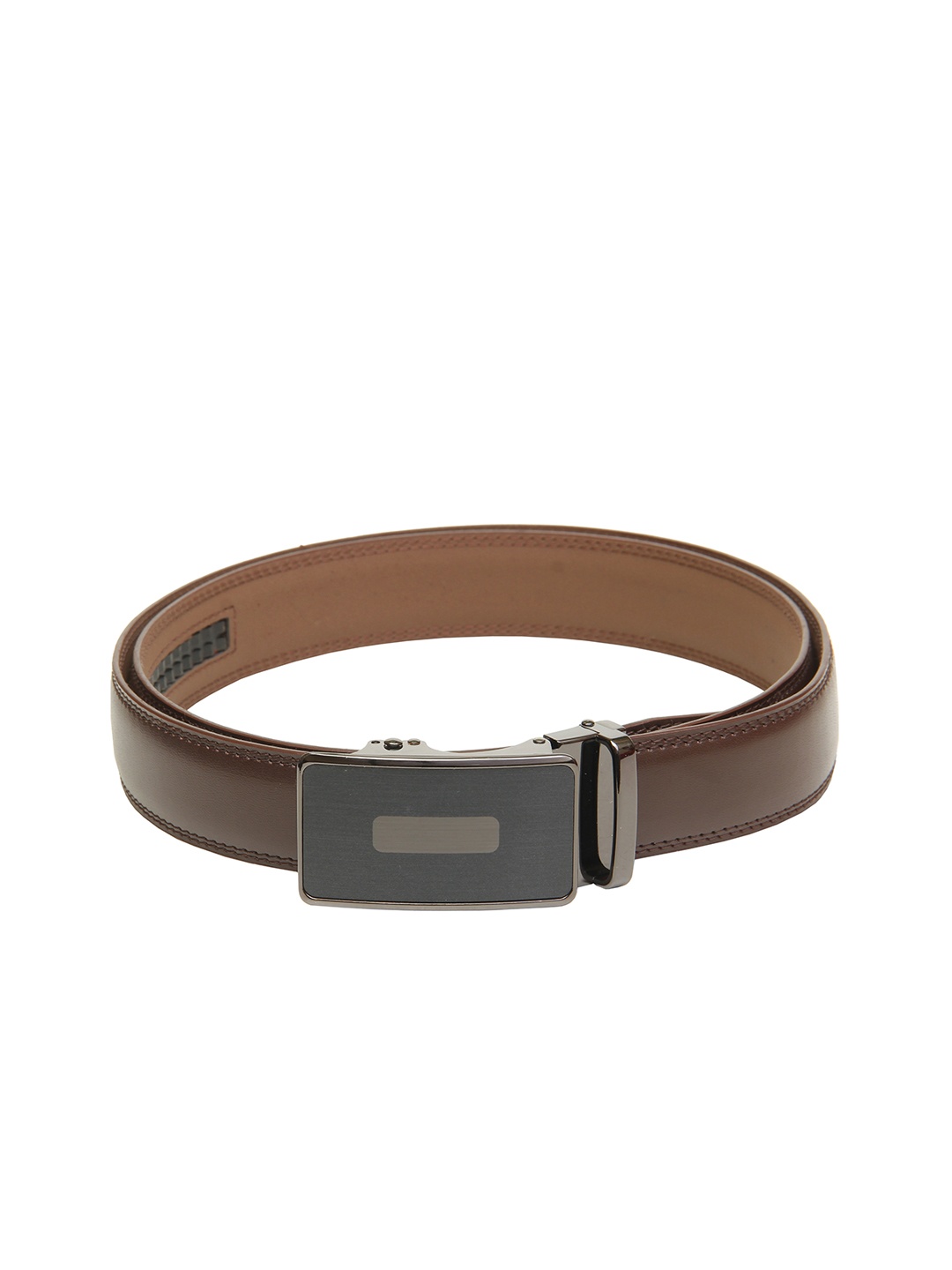 

Calvadoss Men Brown Textured PU Belt