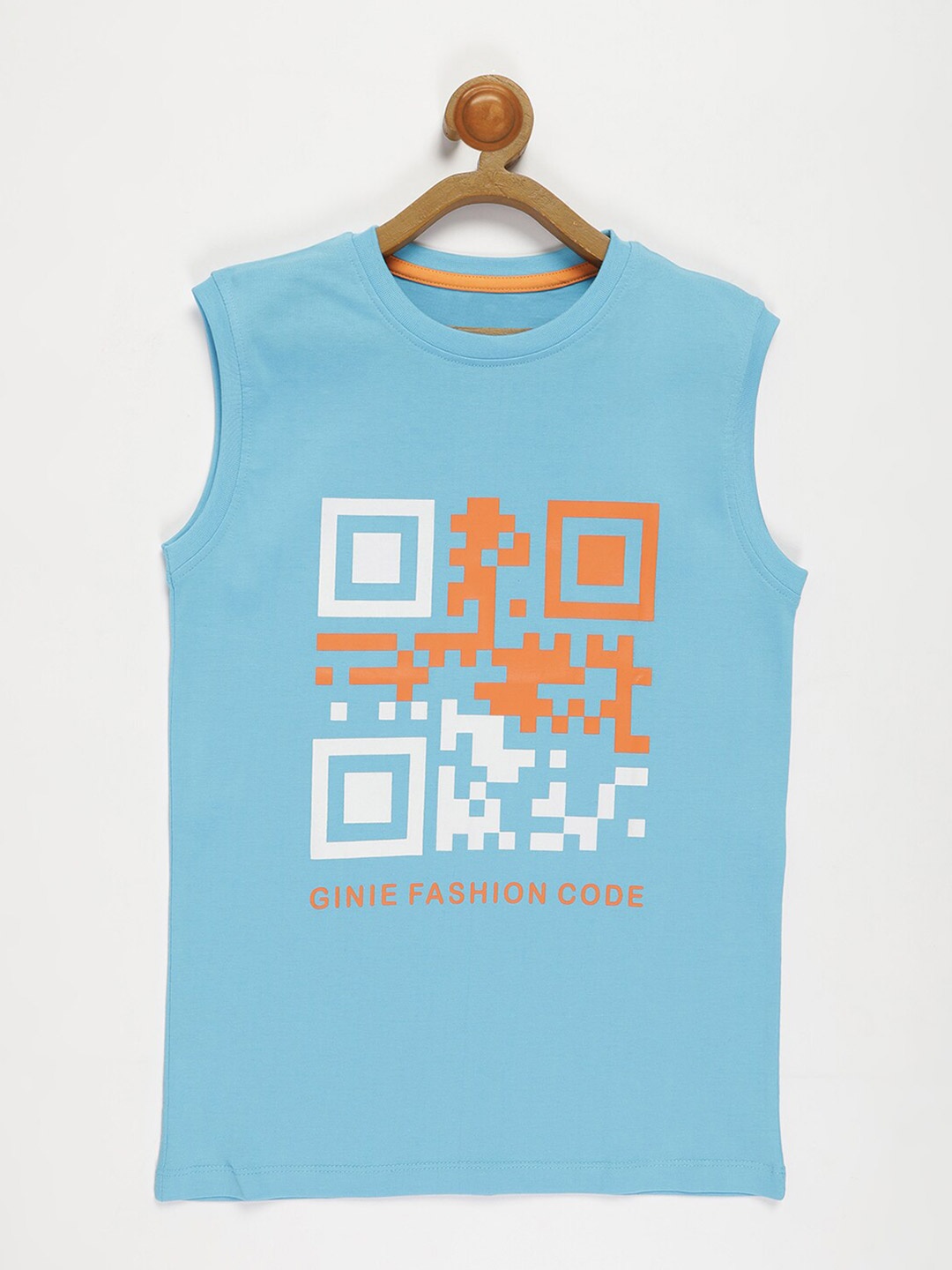 

V2 Value & Variety Boys Blue Typography Printed T-shirt