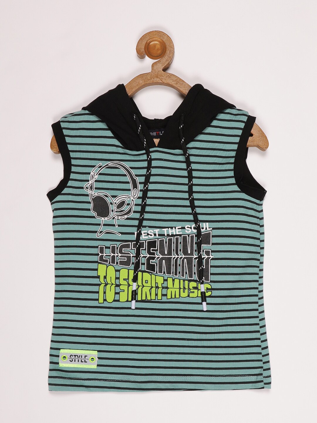 

V2 Value & Variety Boys Blue Striped T-shirt